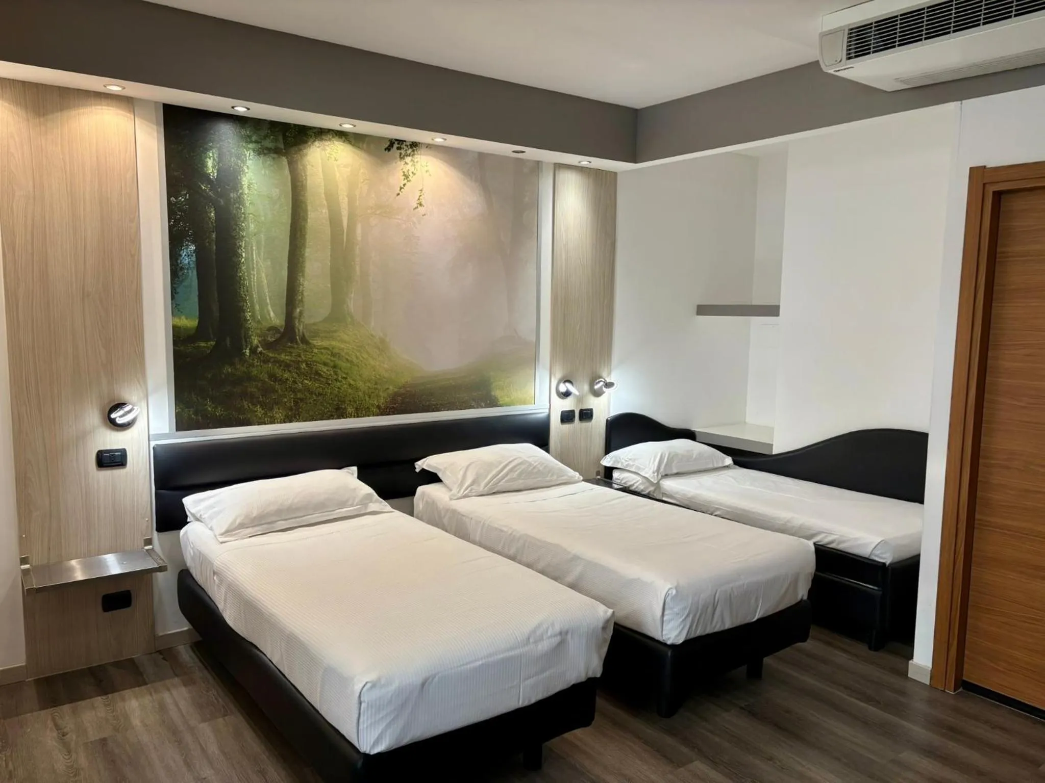 Bed in Hotel Perugino