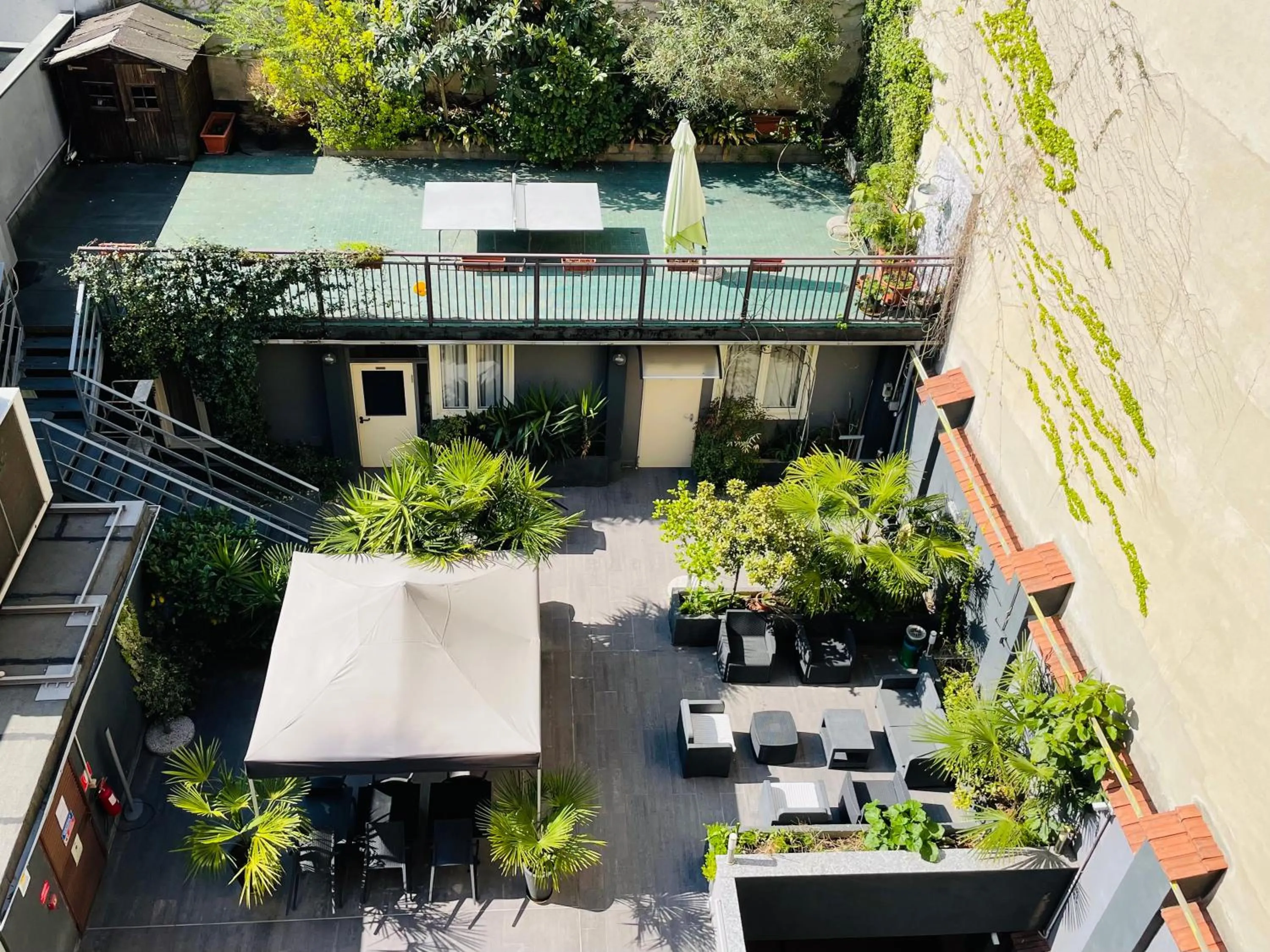 Garden in Hotel Perugino