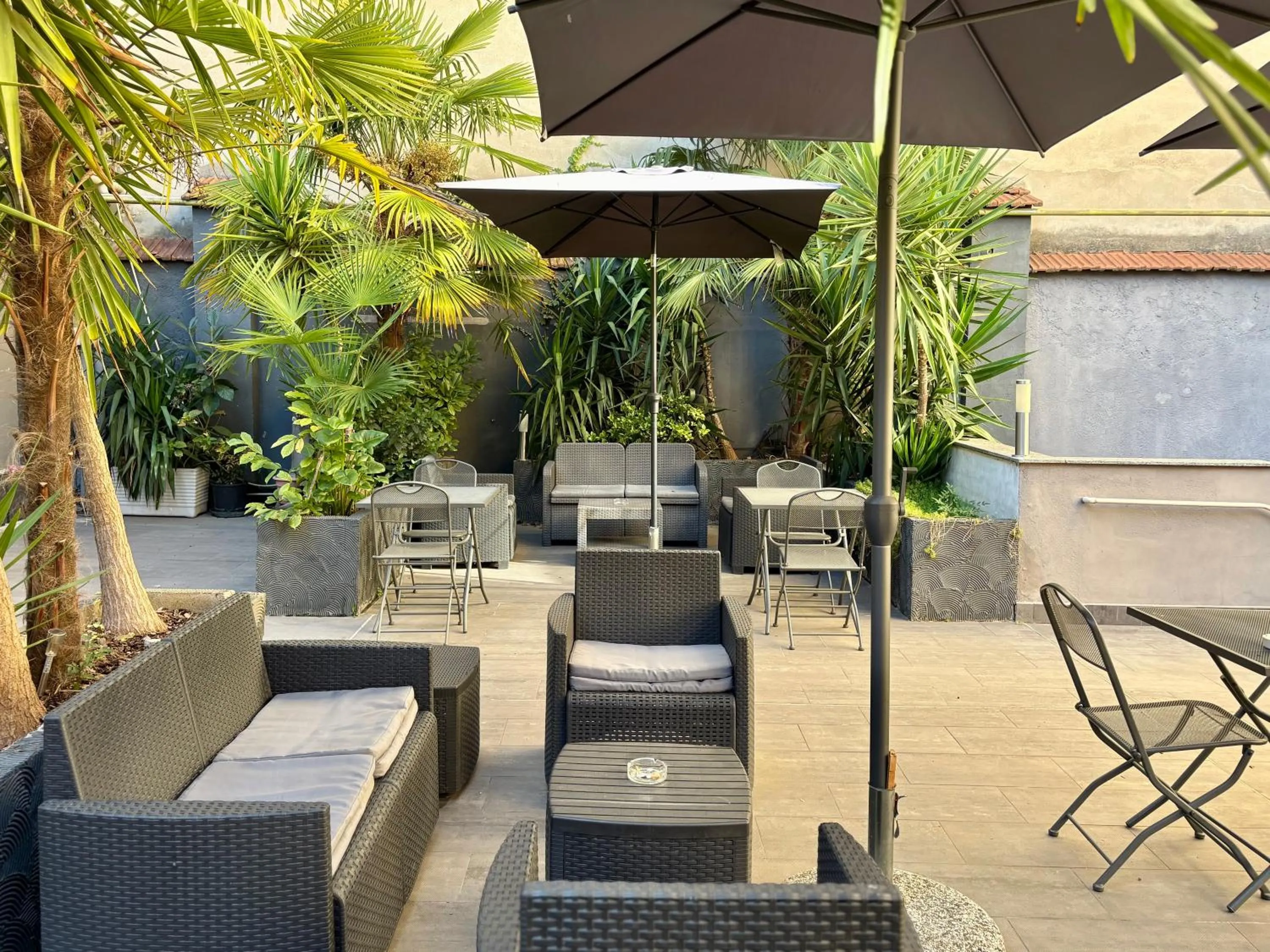 Garden in Hotel Perugino