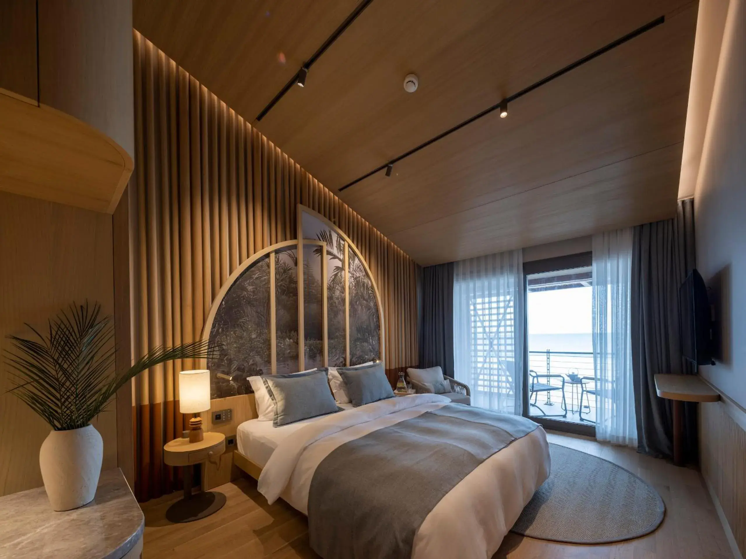 Decorative detail, Bed in İnemare Hotel Decorative detail, Bed in İnemare Hotel