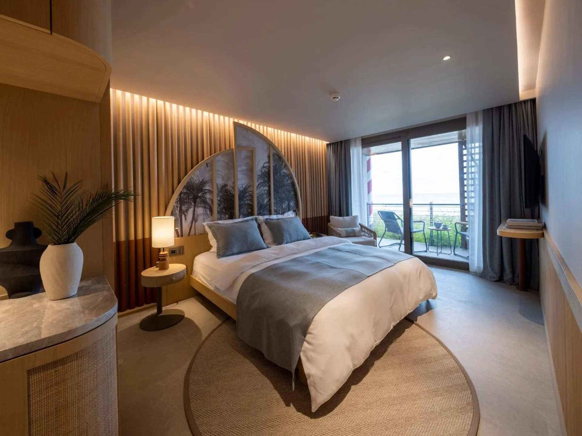 Bed in İnemare Hotel