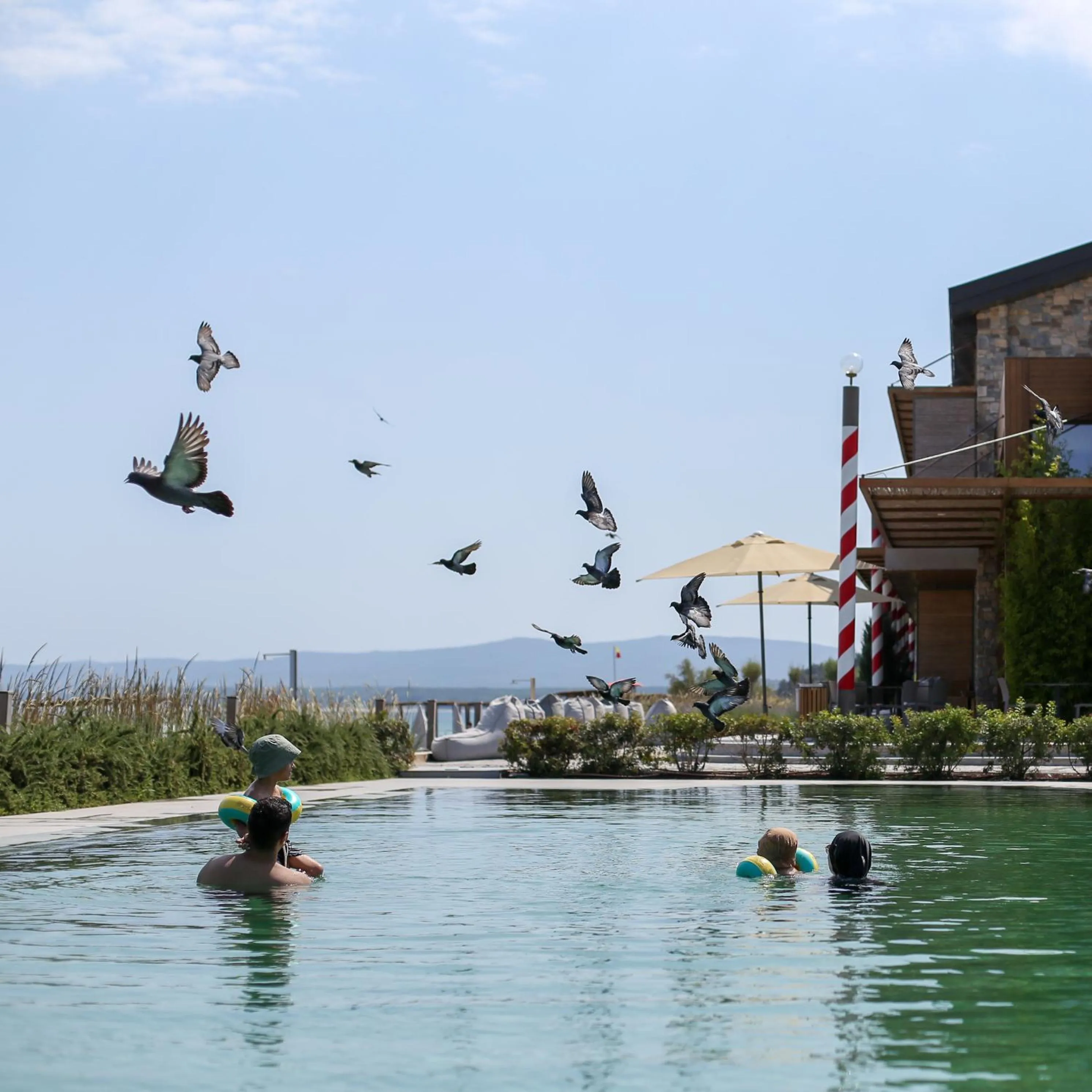 Swimming pool in İnemare Hotel