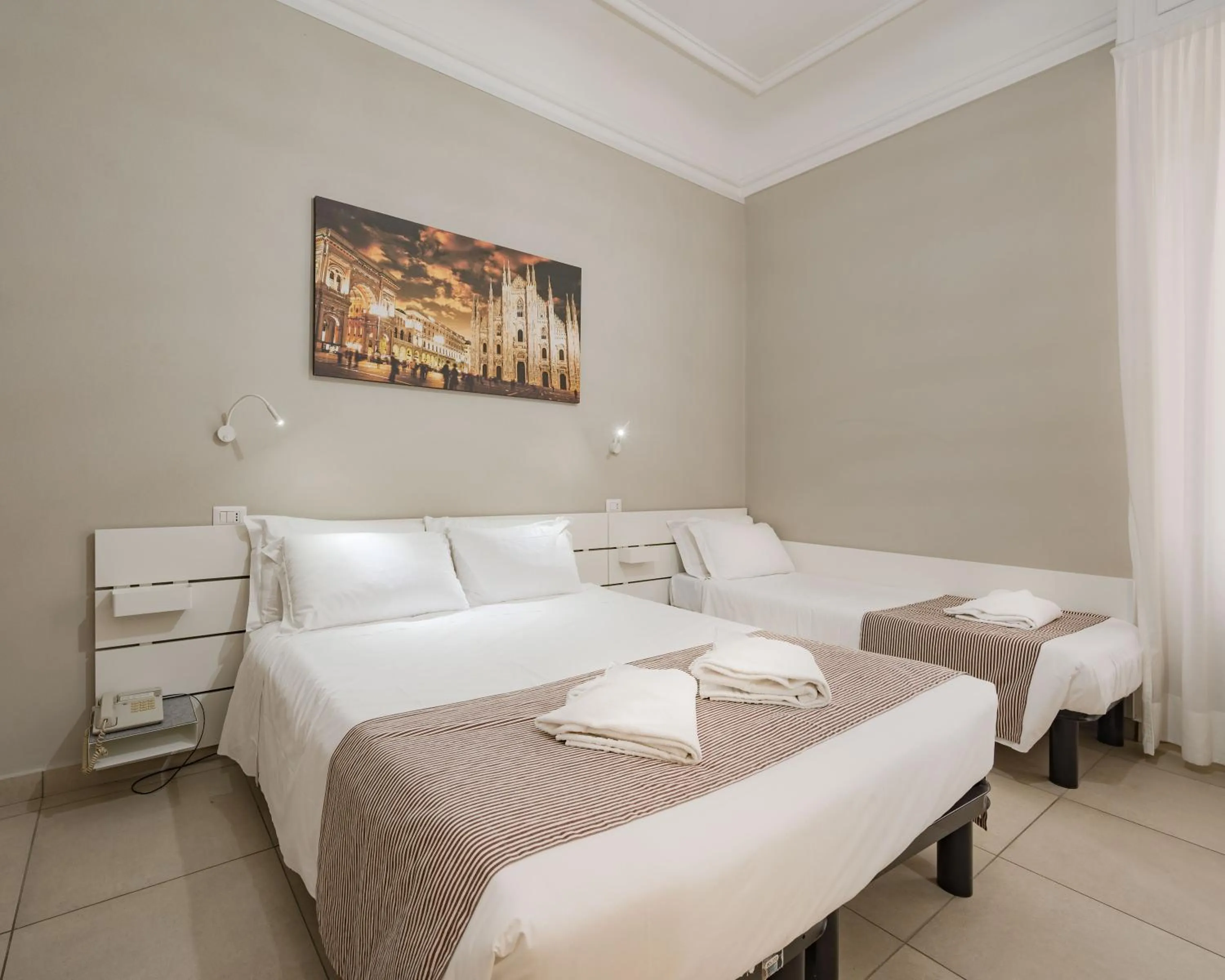 Bed in Hotel Bogart Milano