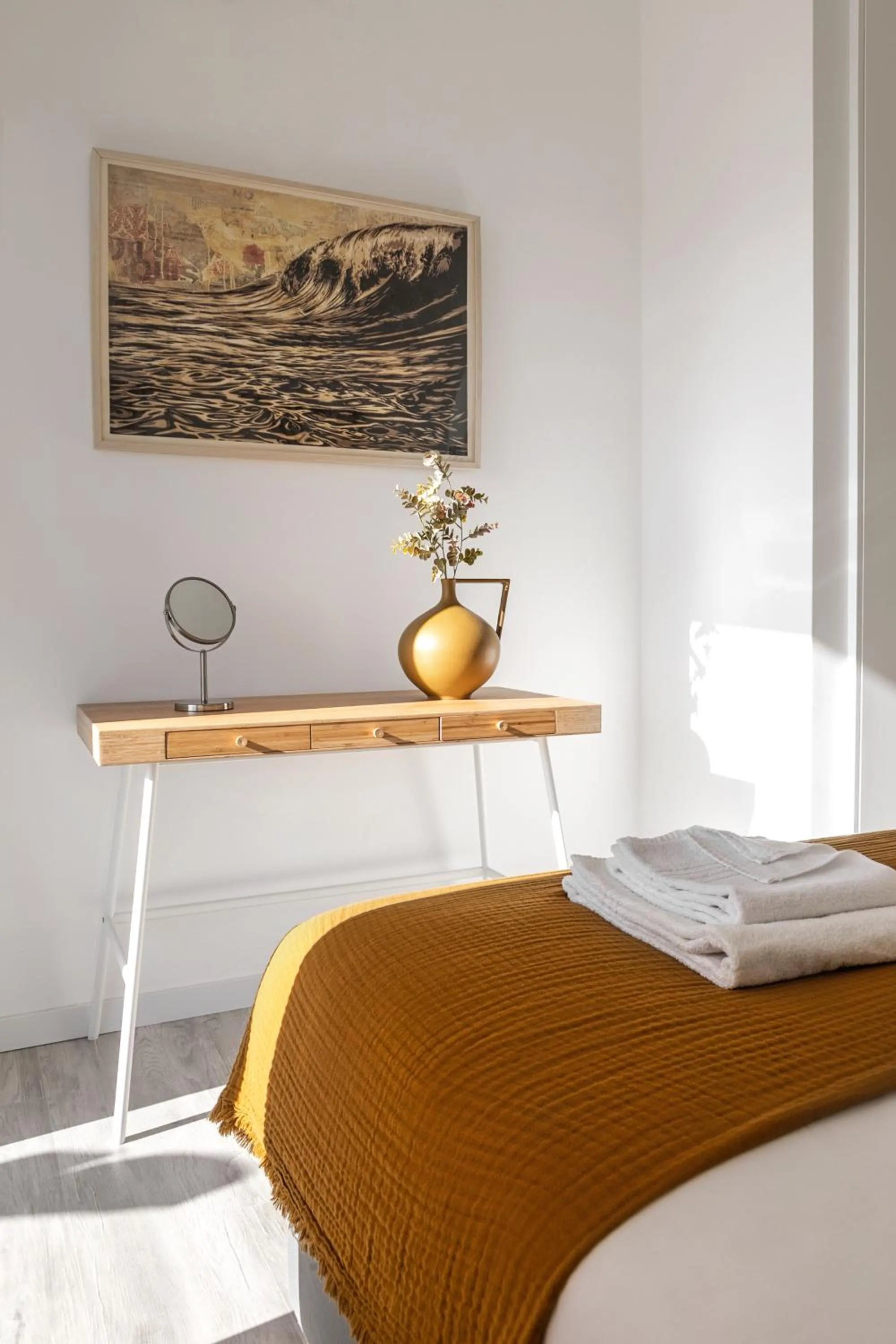 Decorative detail, Bed in Salty Soul