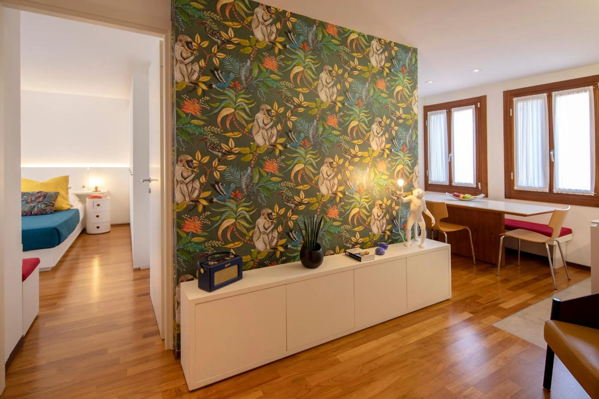 Living room, Bed in Ca' della Scimmia - Rialto - Venice