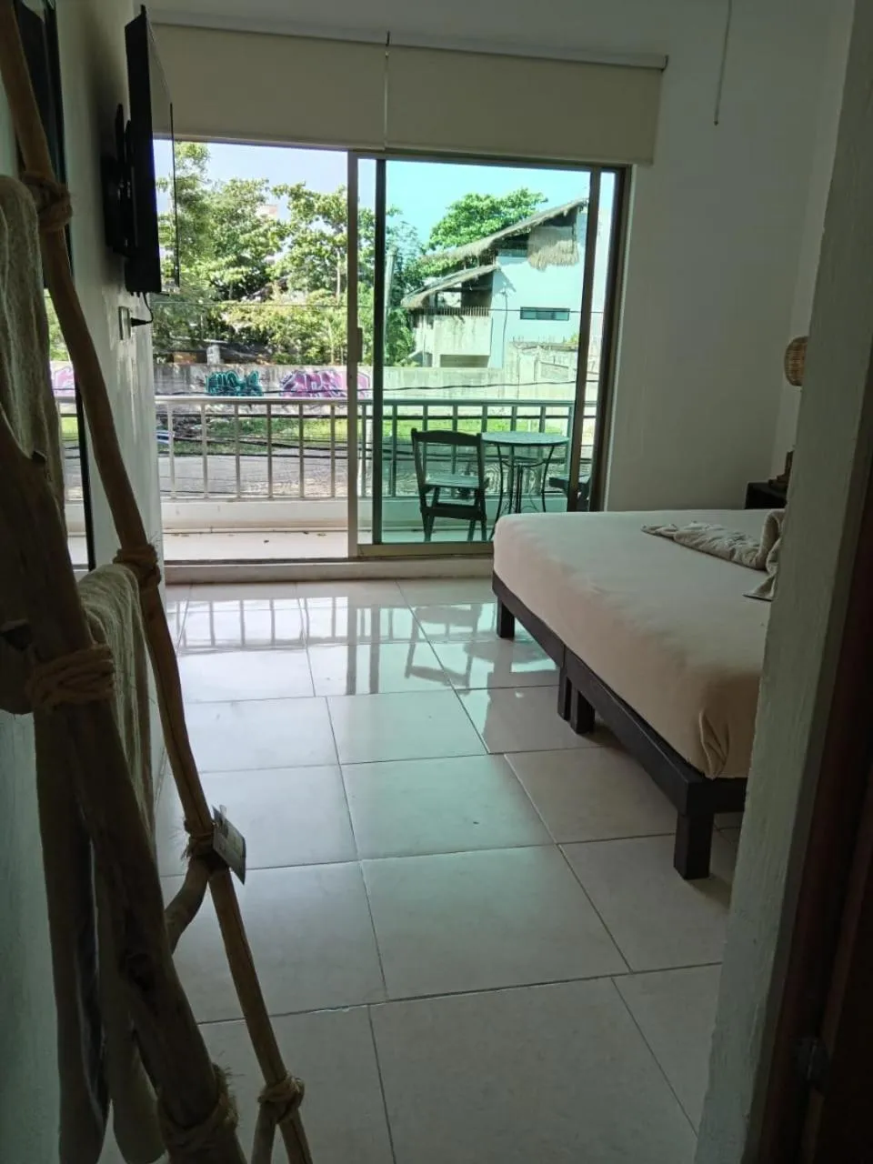 Balcony/Terrace, Bed in Casa KOPAL Tulum