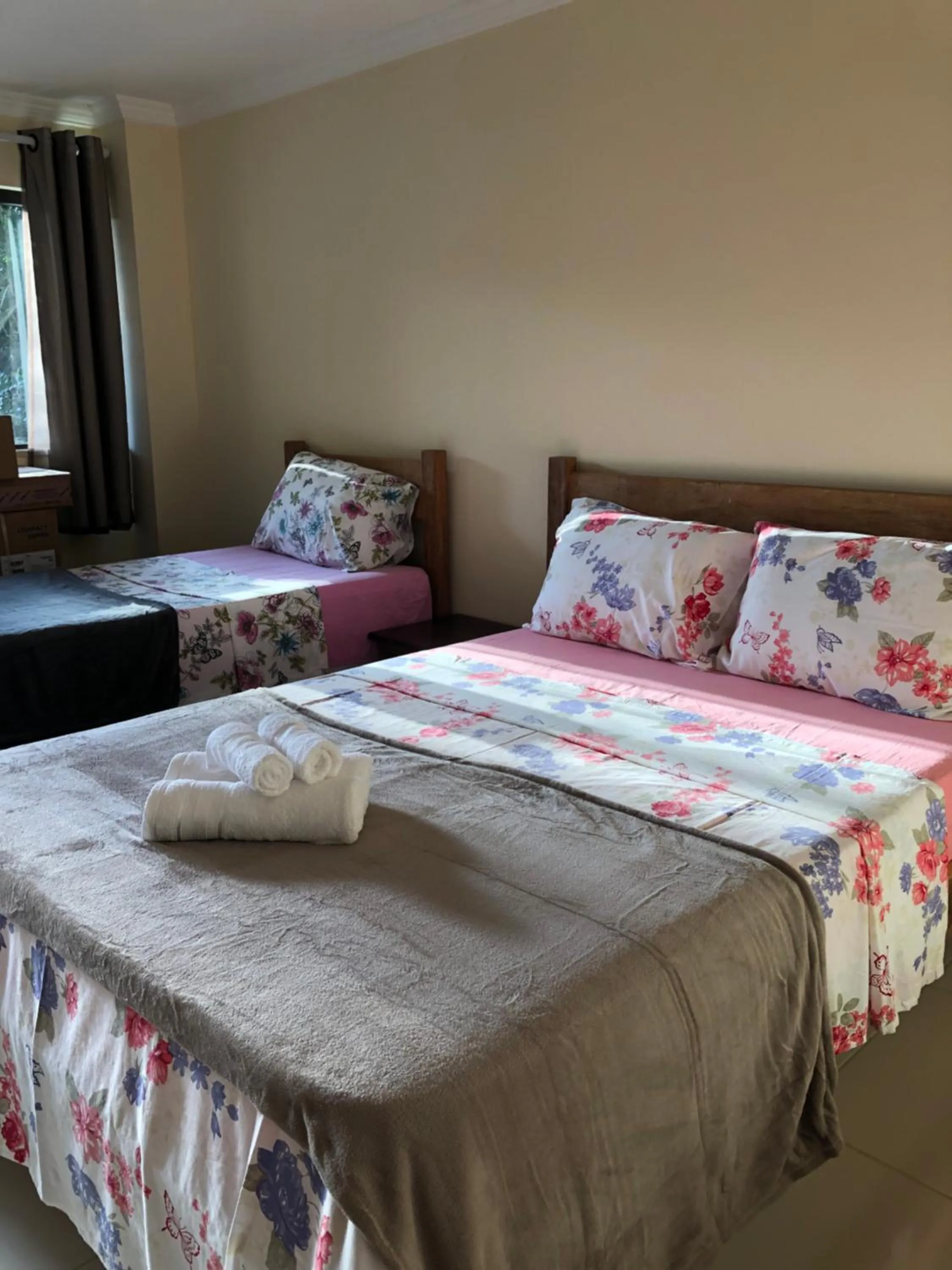 Bed in Pousada da Chica