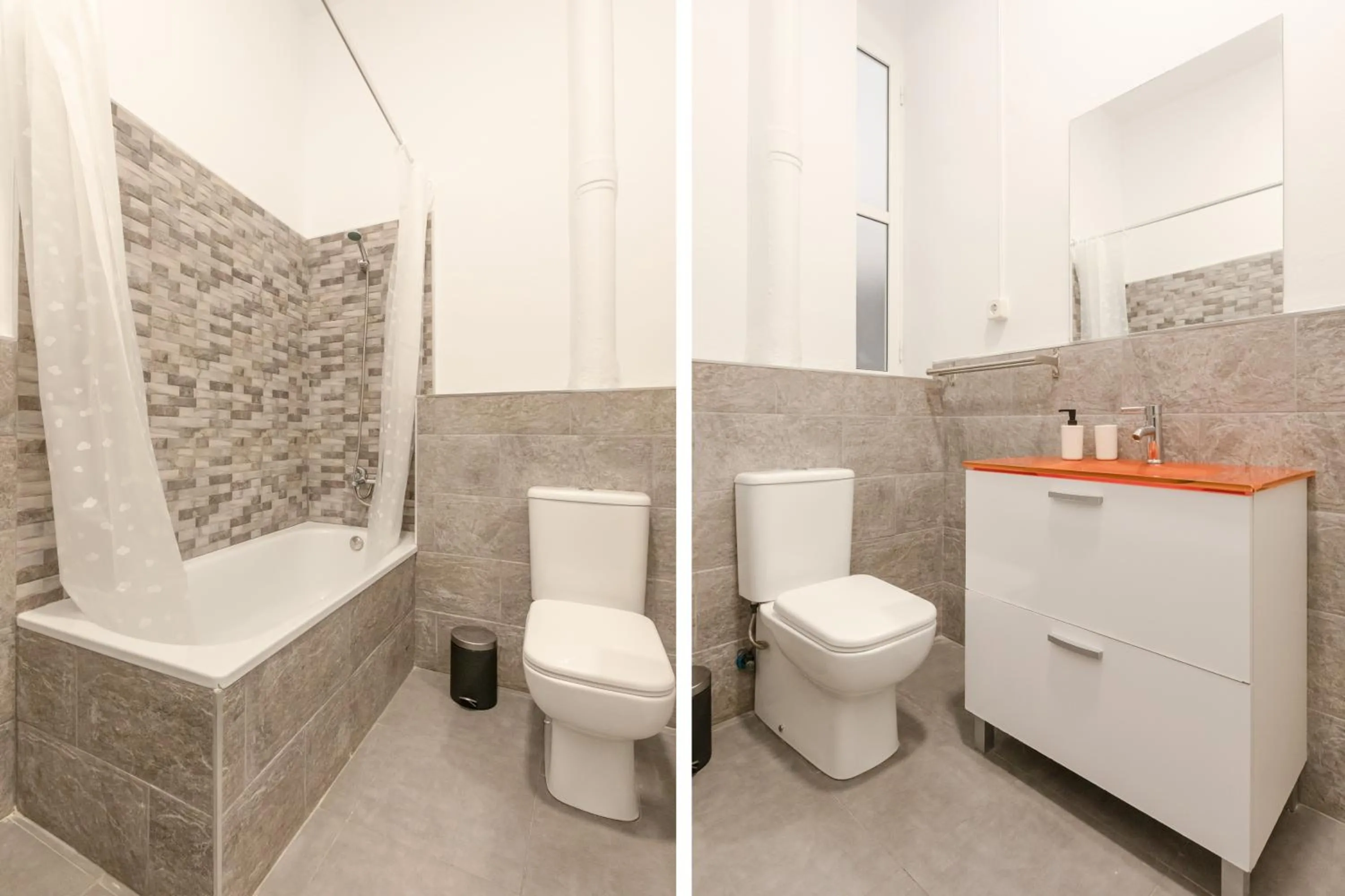 Bathroom in AvantiStays La Campana, con un balcón que te enamorará del ambiente de Sevilla
