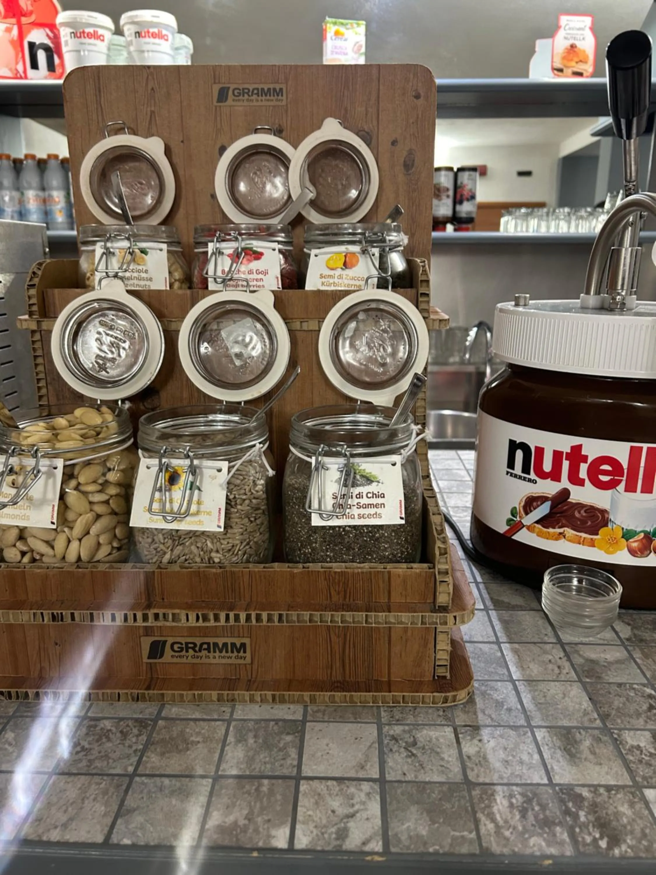 Food and drinks in Hotel Le Due Fontane