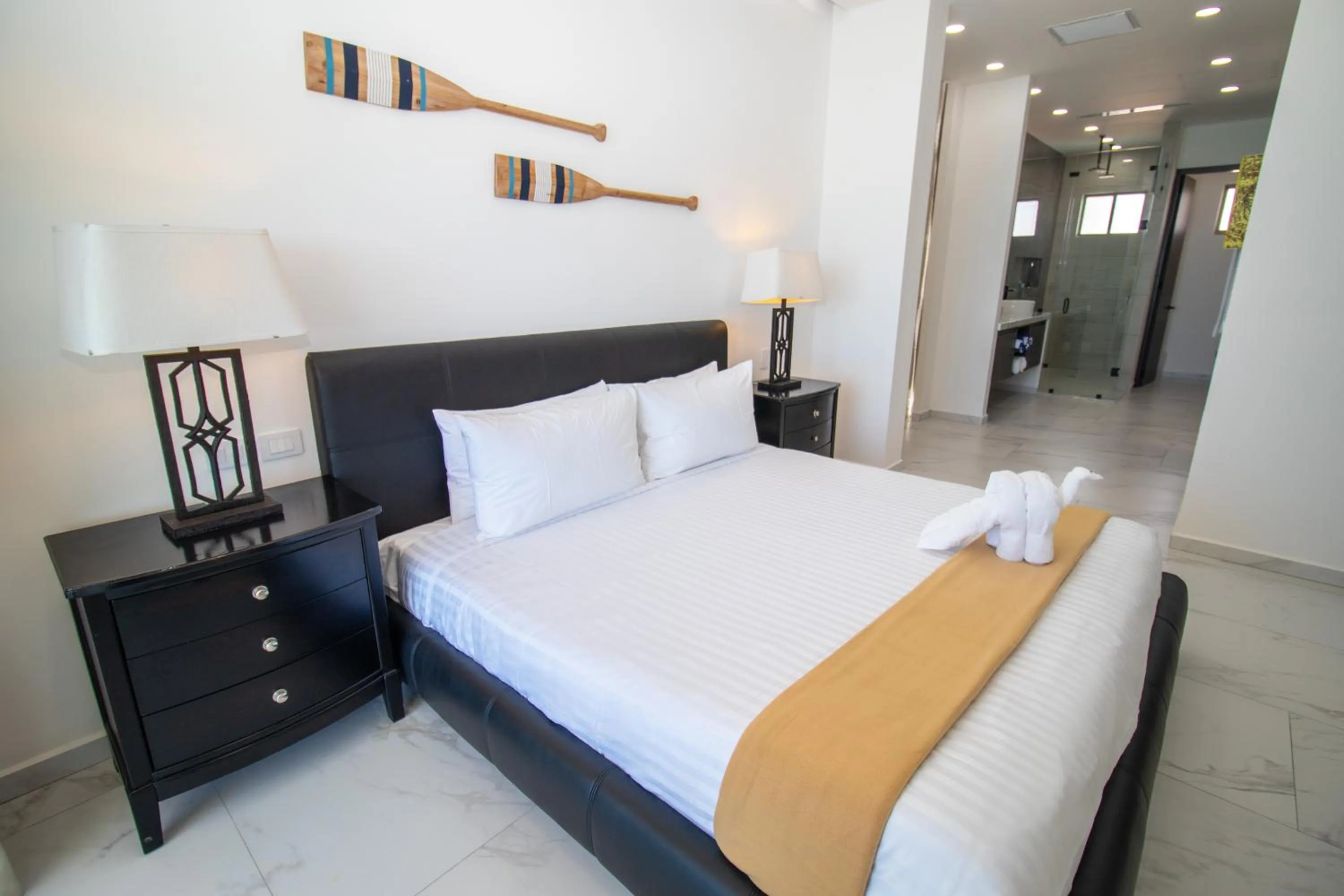 Bed in Esmeralda Beach Resort