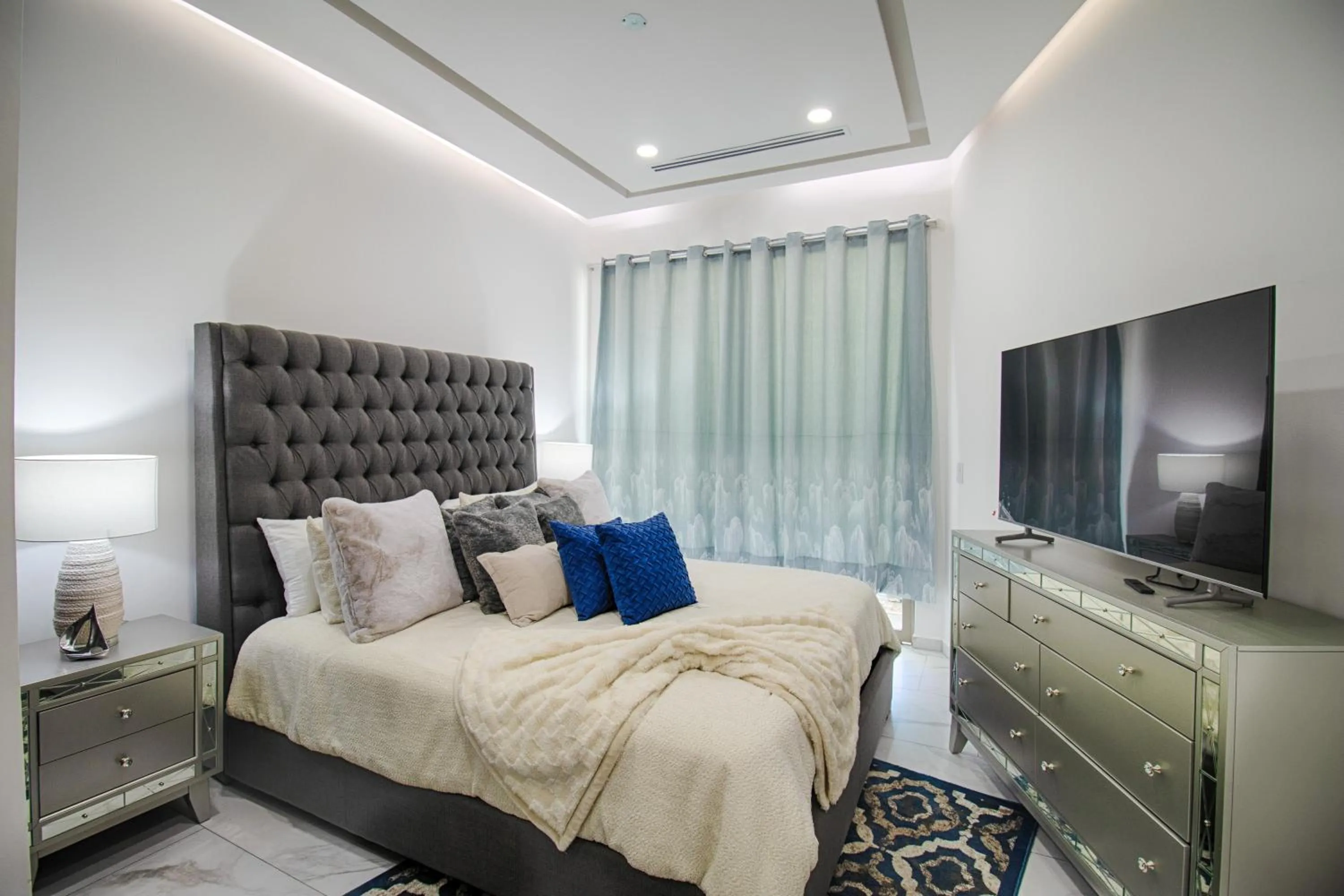 Bed in Esmeralda Beach Resort