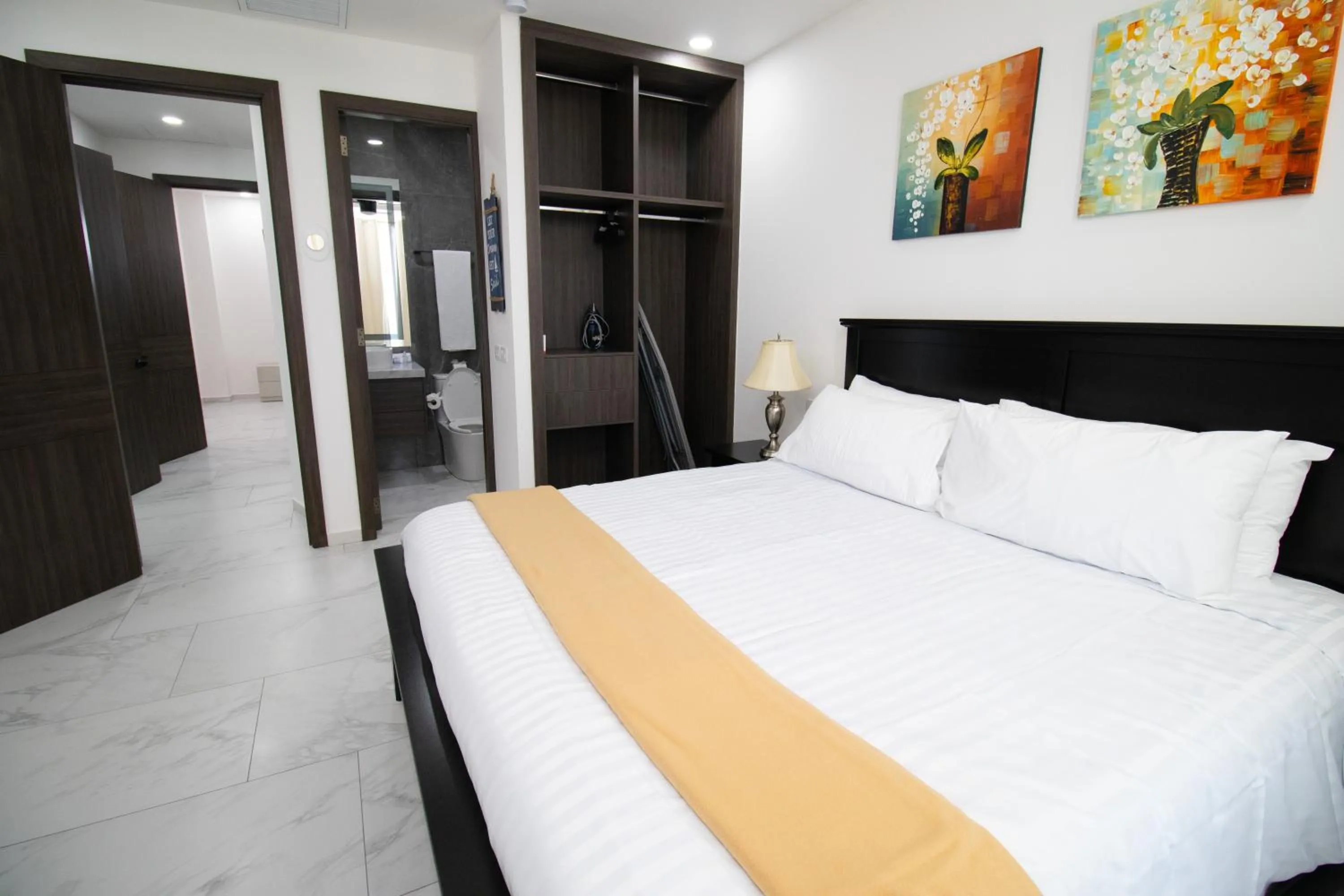 Bed in Esmeralda Beach Resort