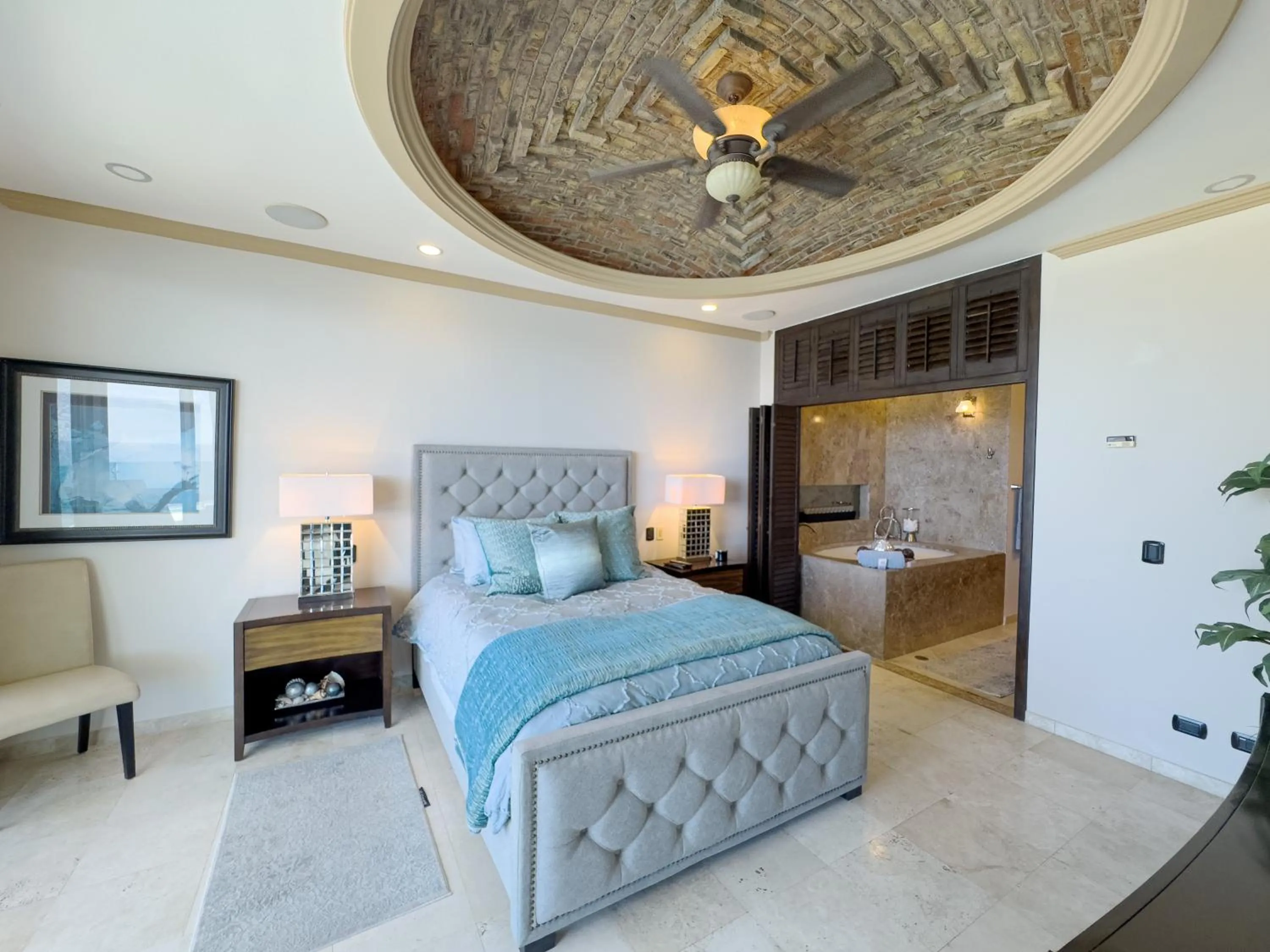 Bed in Esmeralda Beach Resort