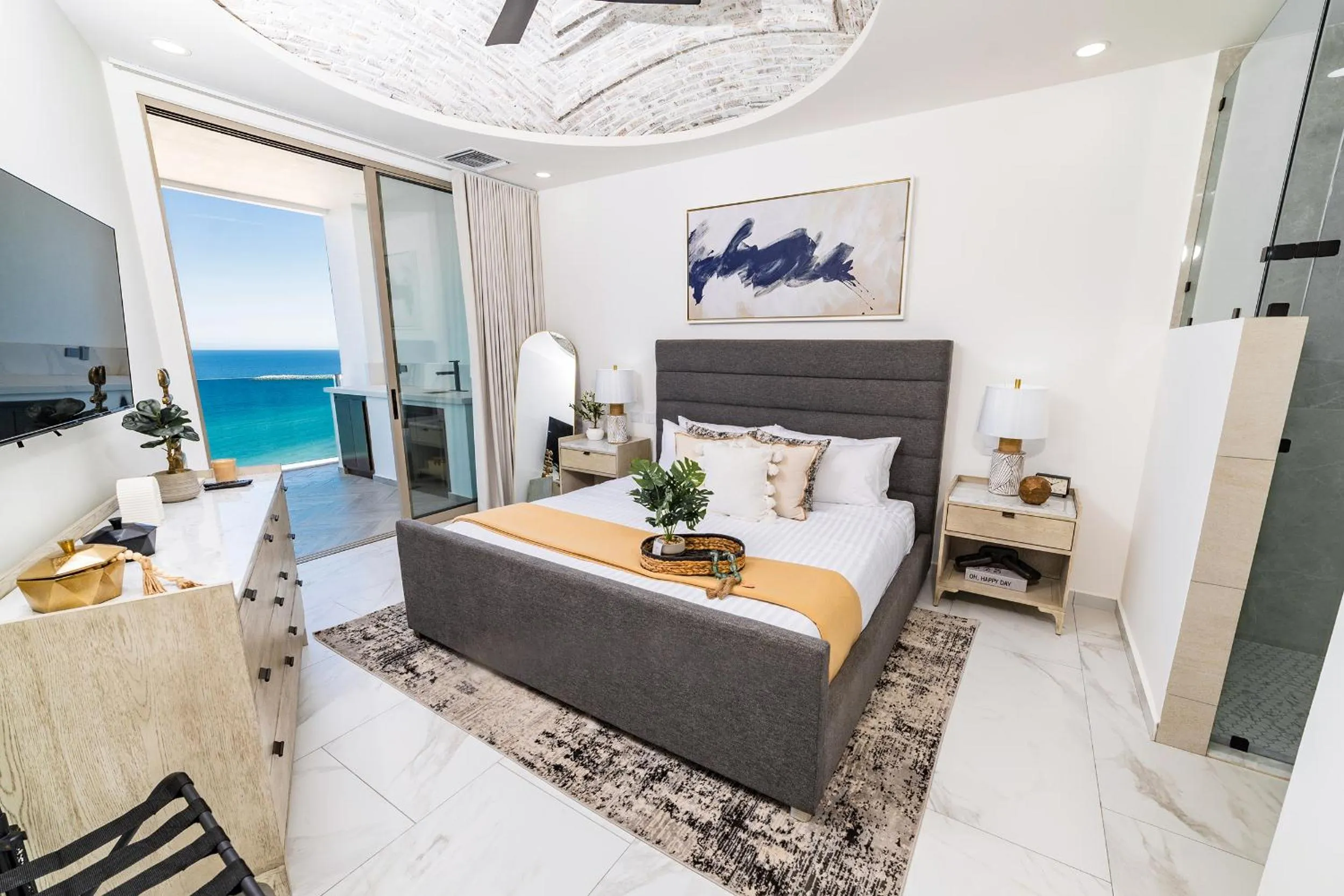 Bed in Esmeralda Beach Resort