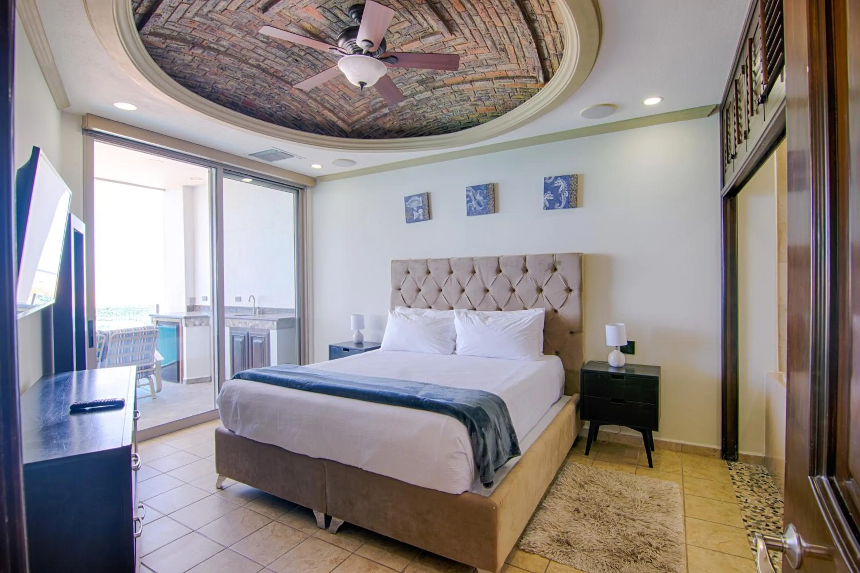 Bed in Esmeralda Beach Resort