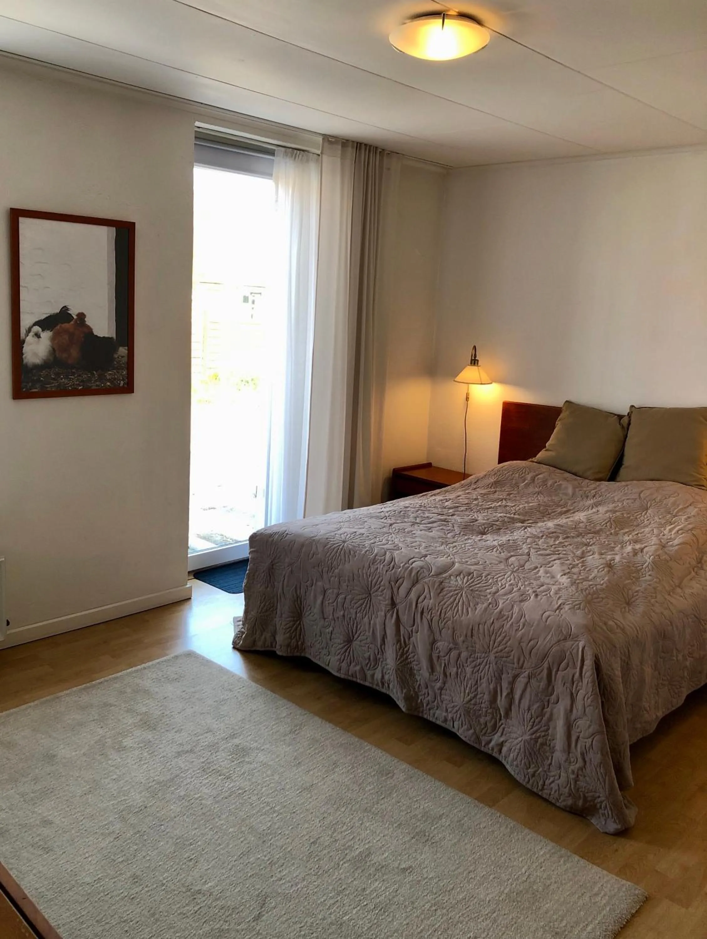 Bed in Børglum Mejeri Hotel