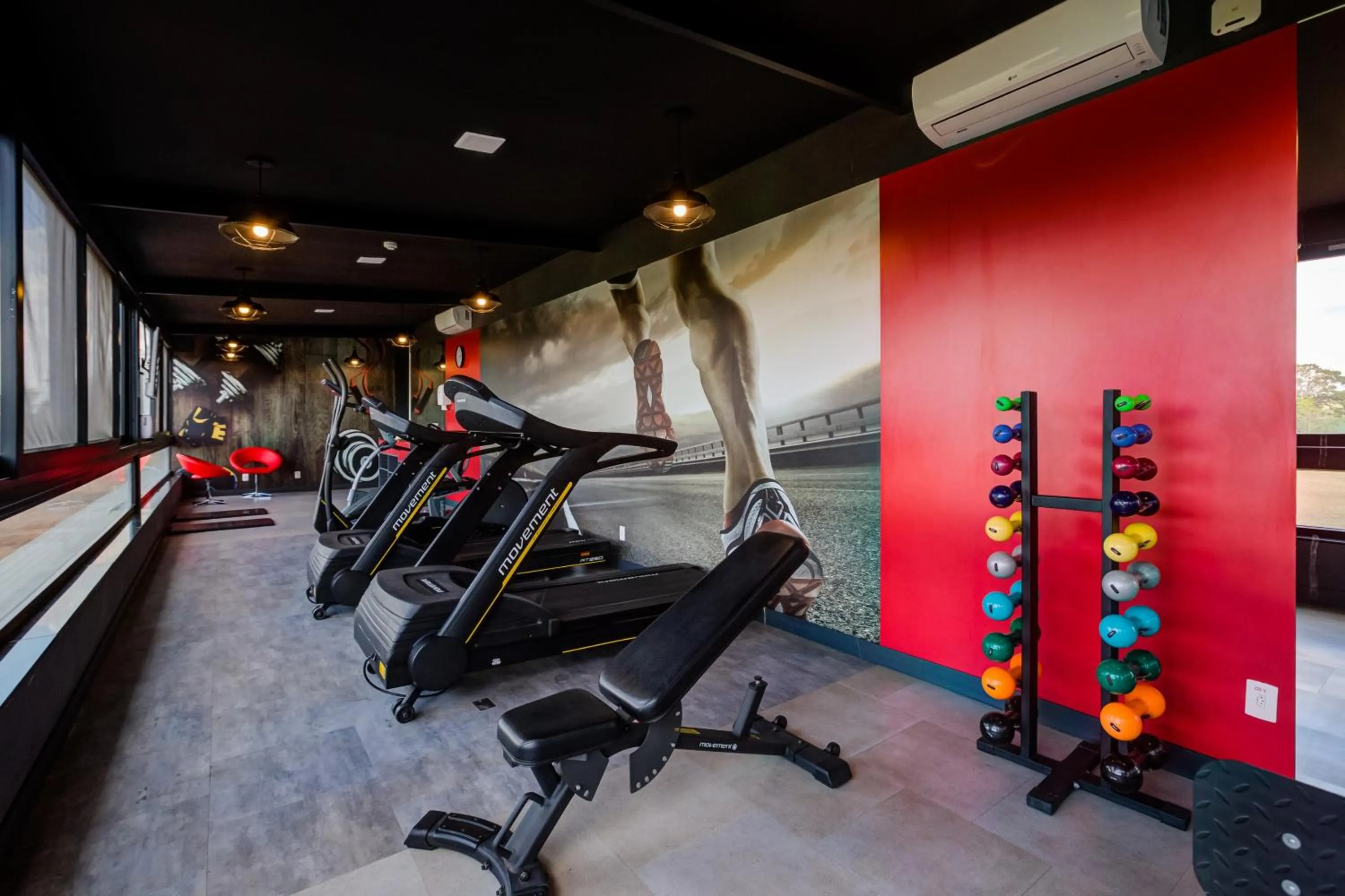 Fitness centre/facilities in Rio Hotel by Bourbon Indaiatuba