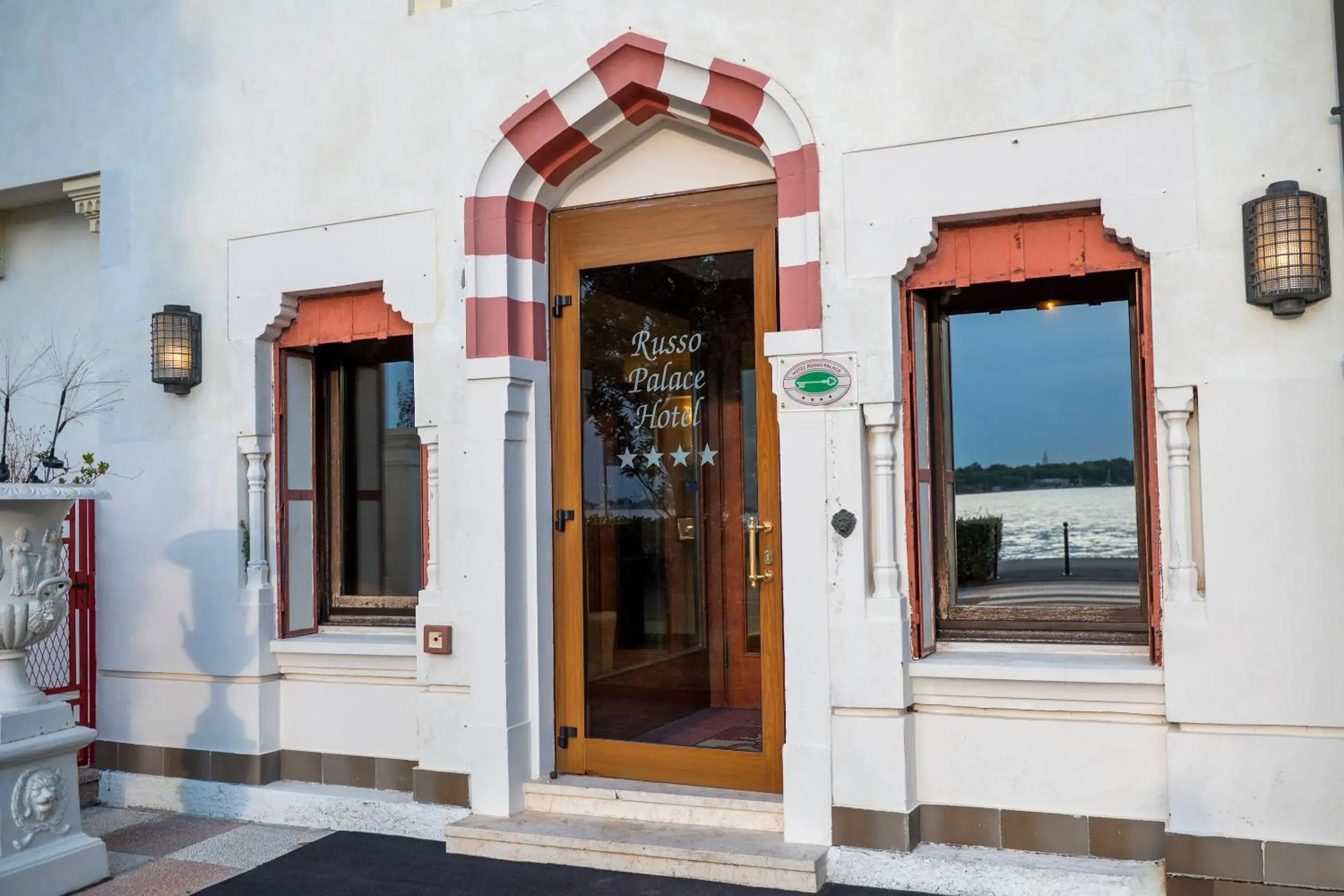Facade/entrance in Hotel Russo Palace Facade/entrance in Hotel Russo Palace