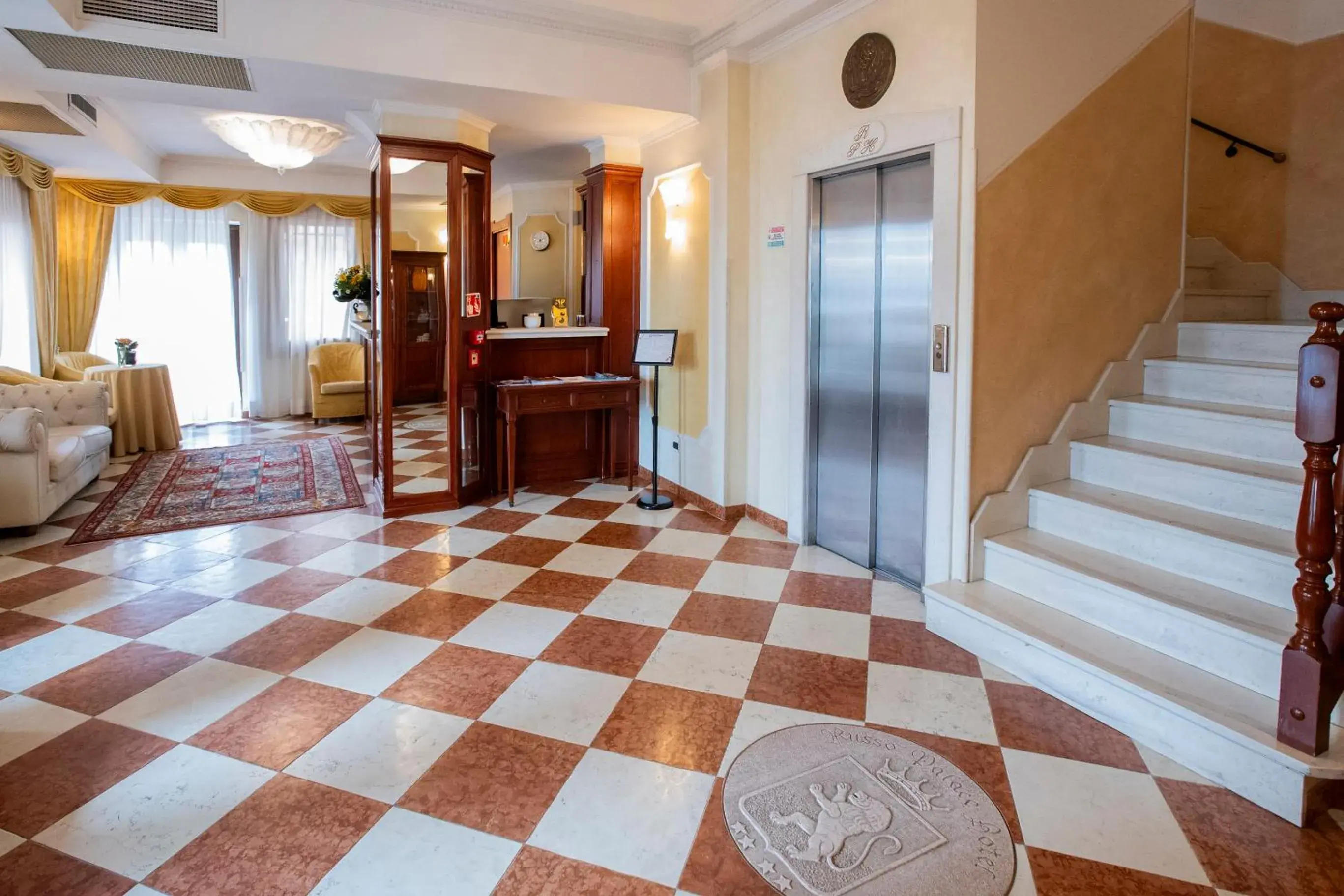 Lobby or reception in Hotel Russo Palace Lobby or reception in Hotel Russo Palace