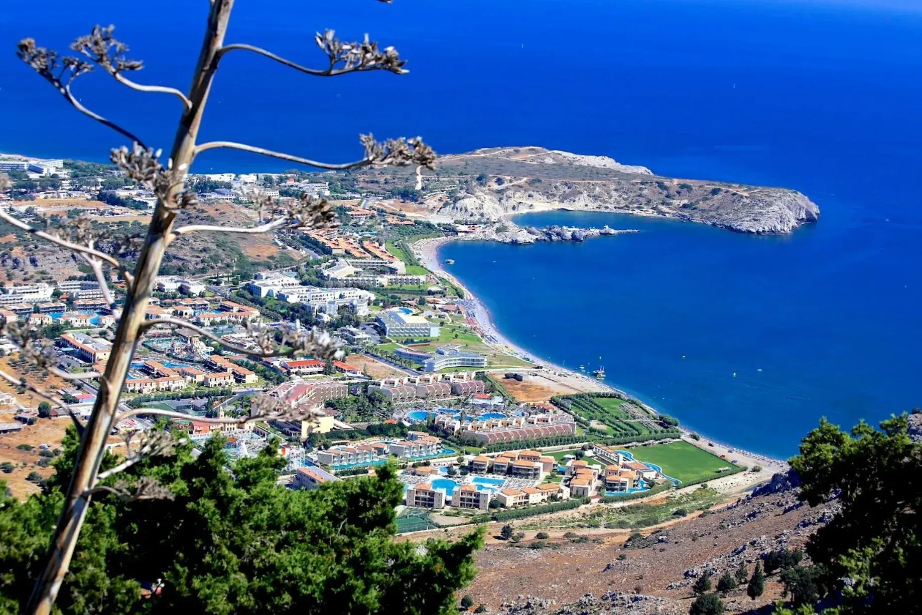 Natural landscape in Niriides Hotel Natural landscape in Niriides Hotel