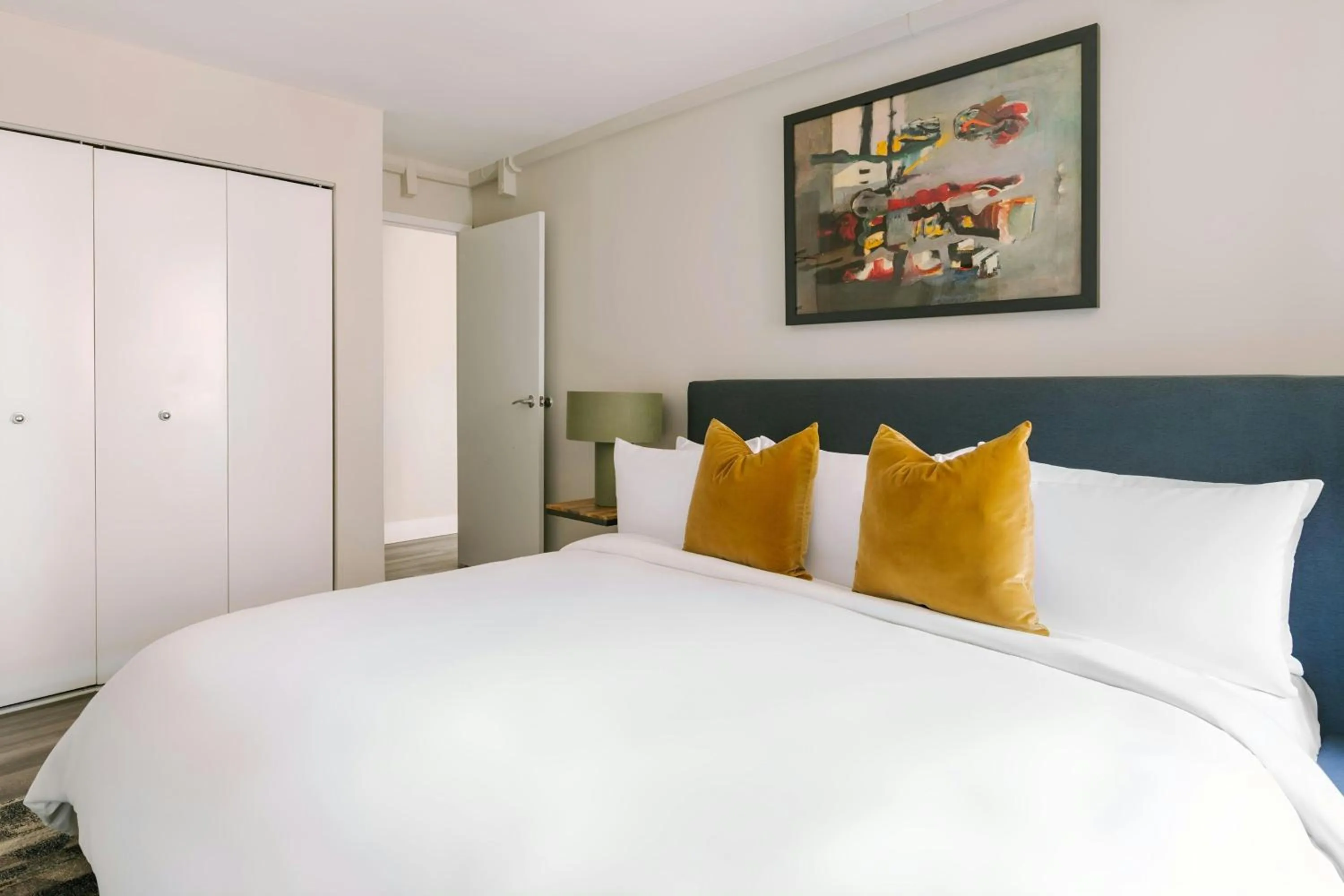 Bedroom, Bed in Sonder by Marriott Bonvoy Georgetown C&O Apartments Georgetown