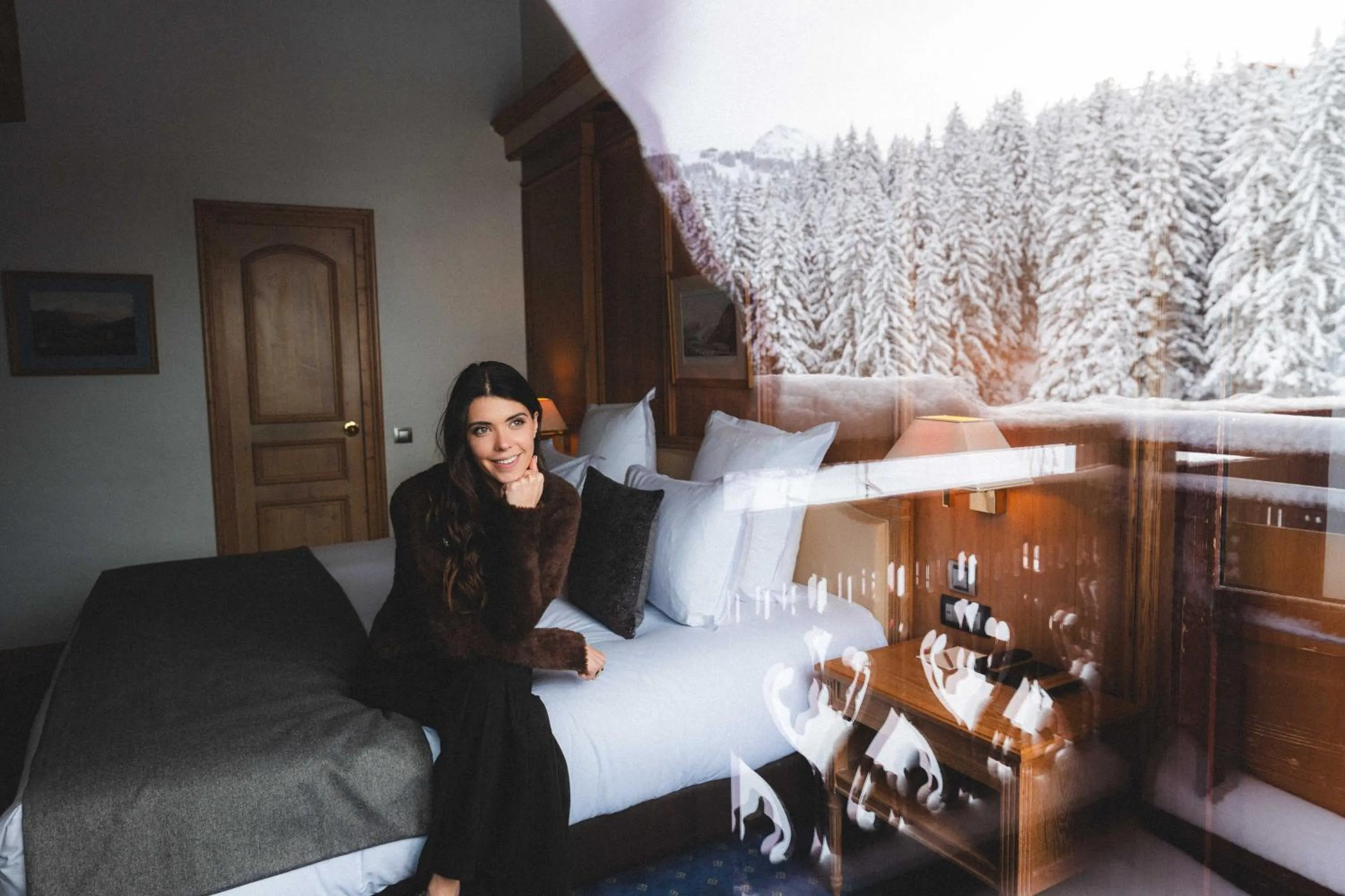 Bed in Hotel Carlina