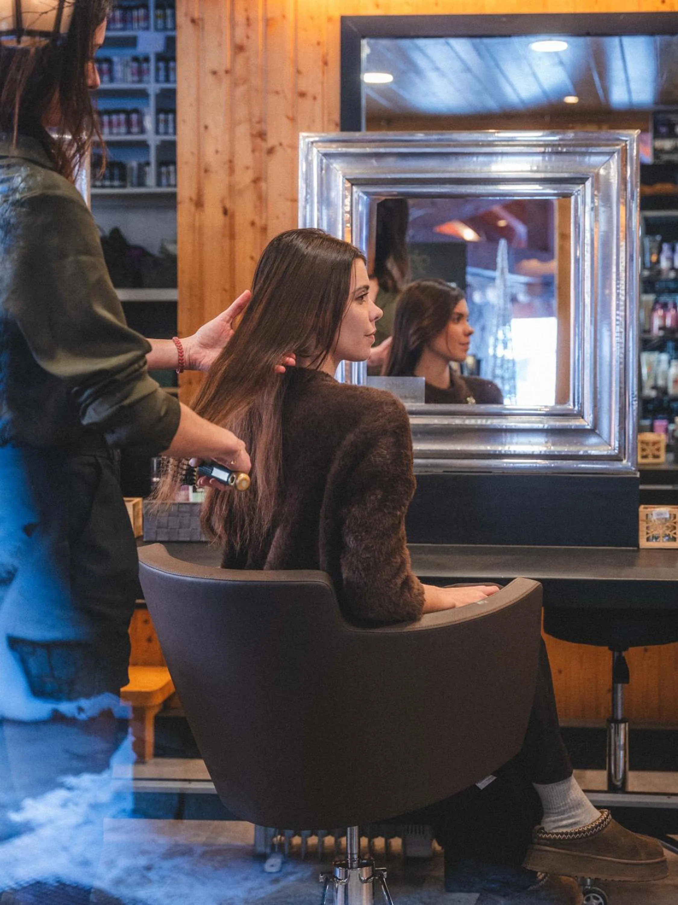 hair dresser in Hotel Carlina