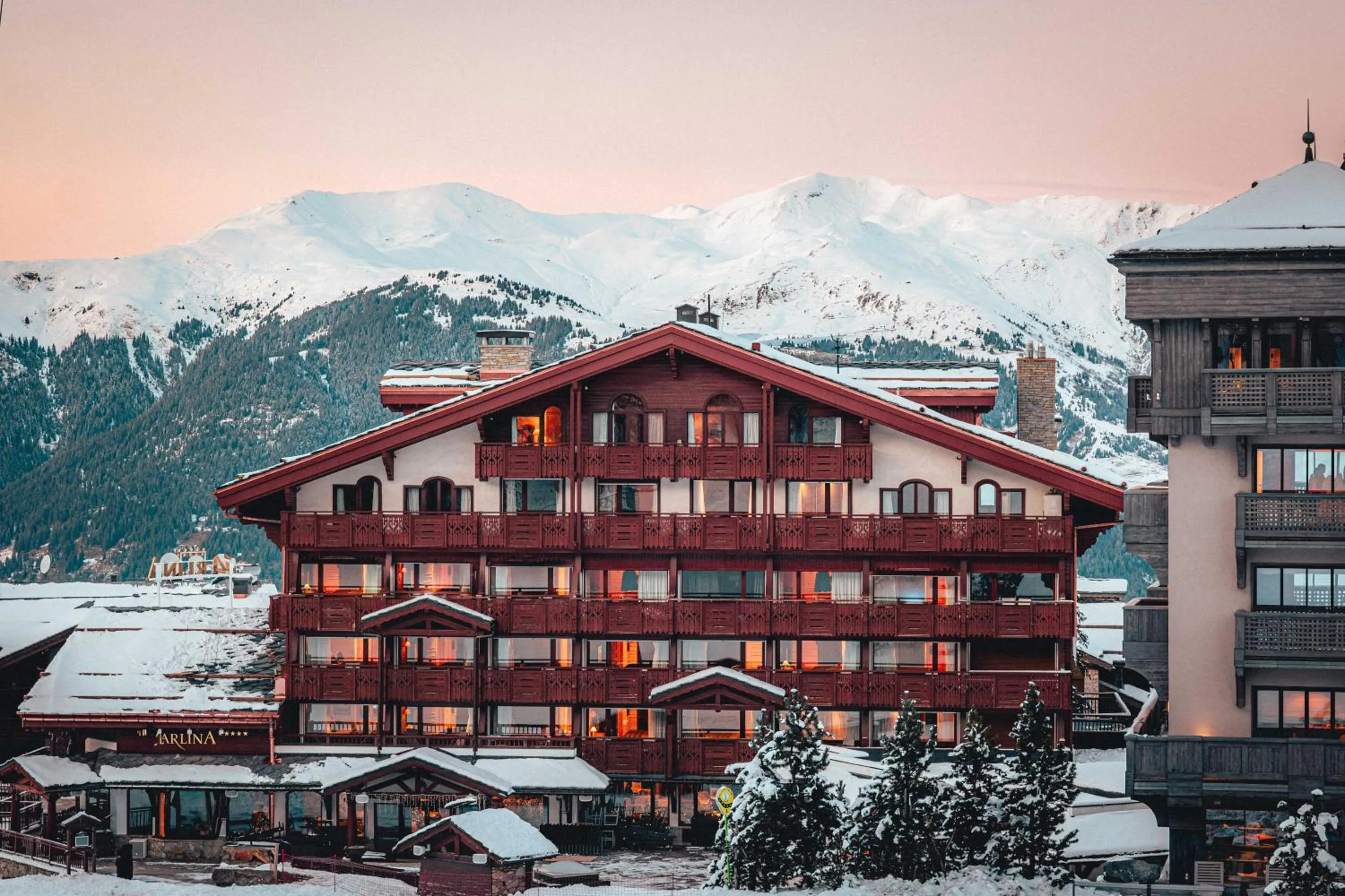 Property building in Hotel Carlina