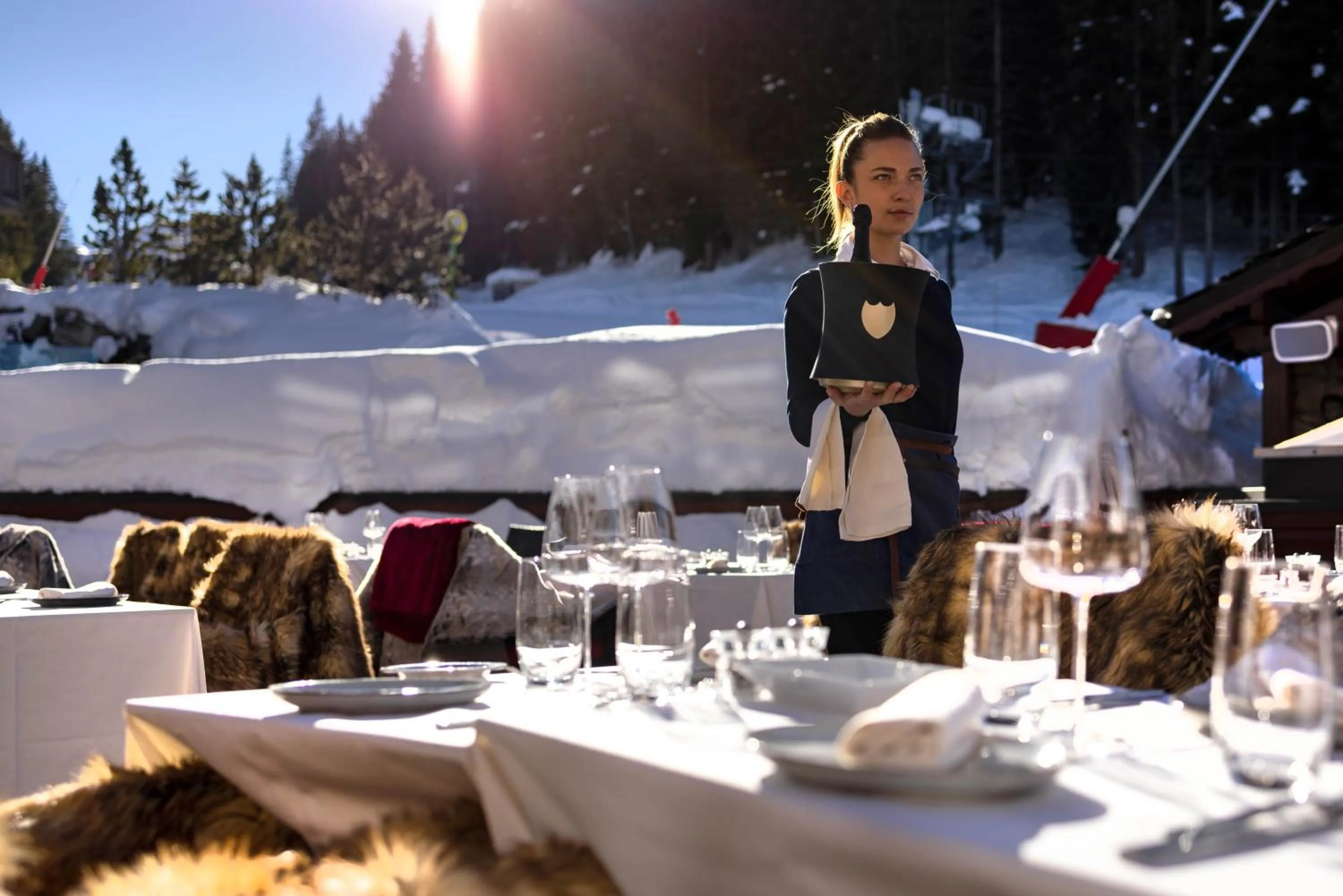 Patio in Hotel Carlina