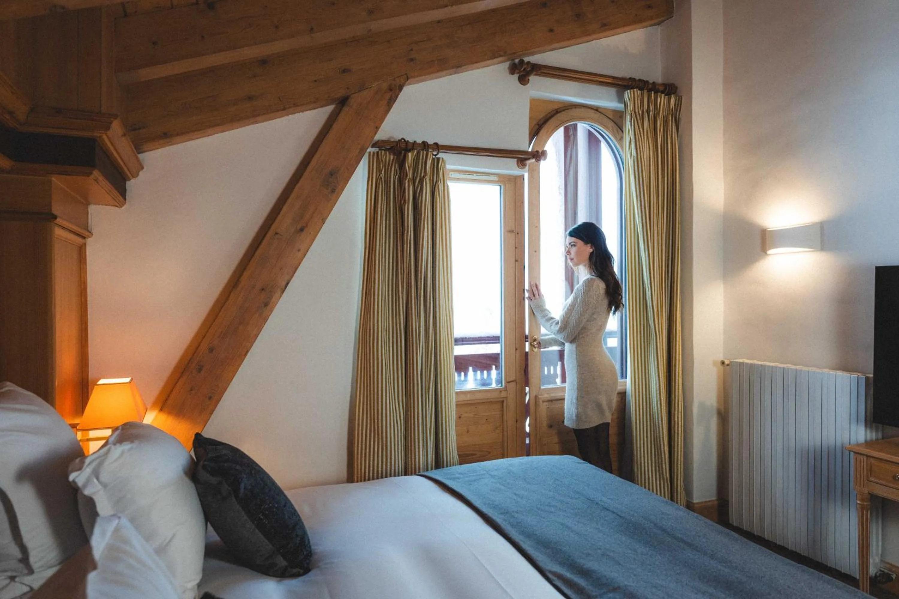 Bed in Hotel Carlina