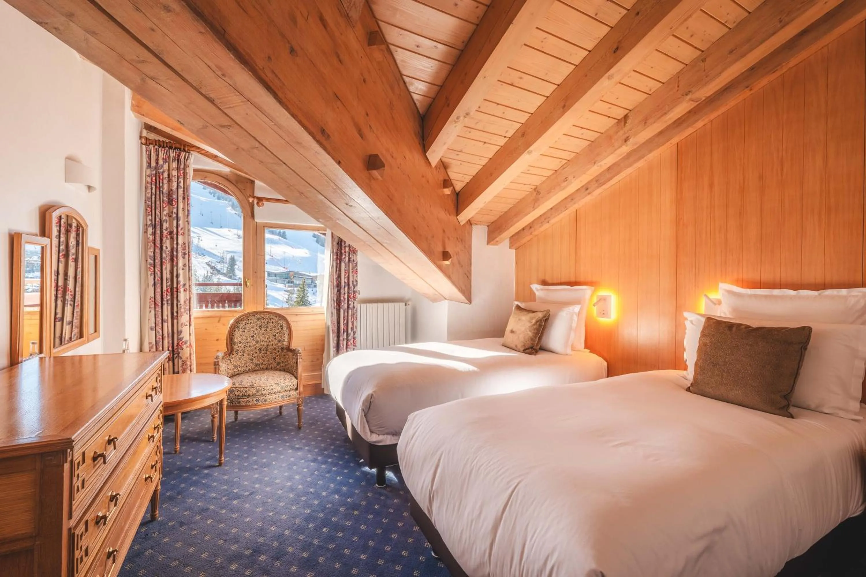 Bed in Hotel Carlina