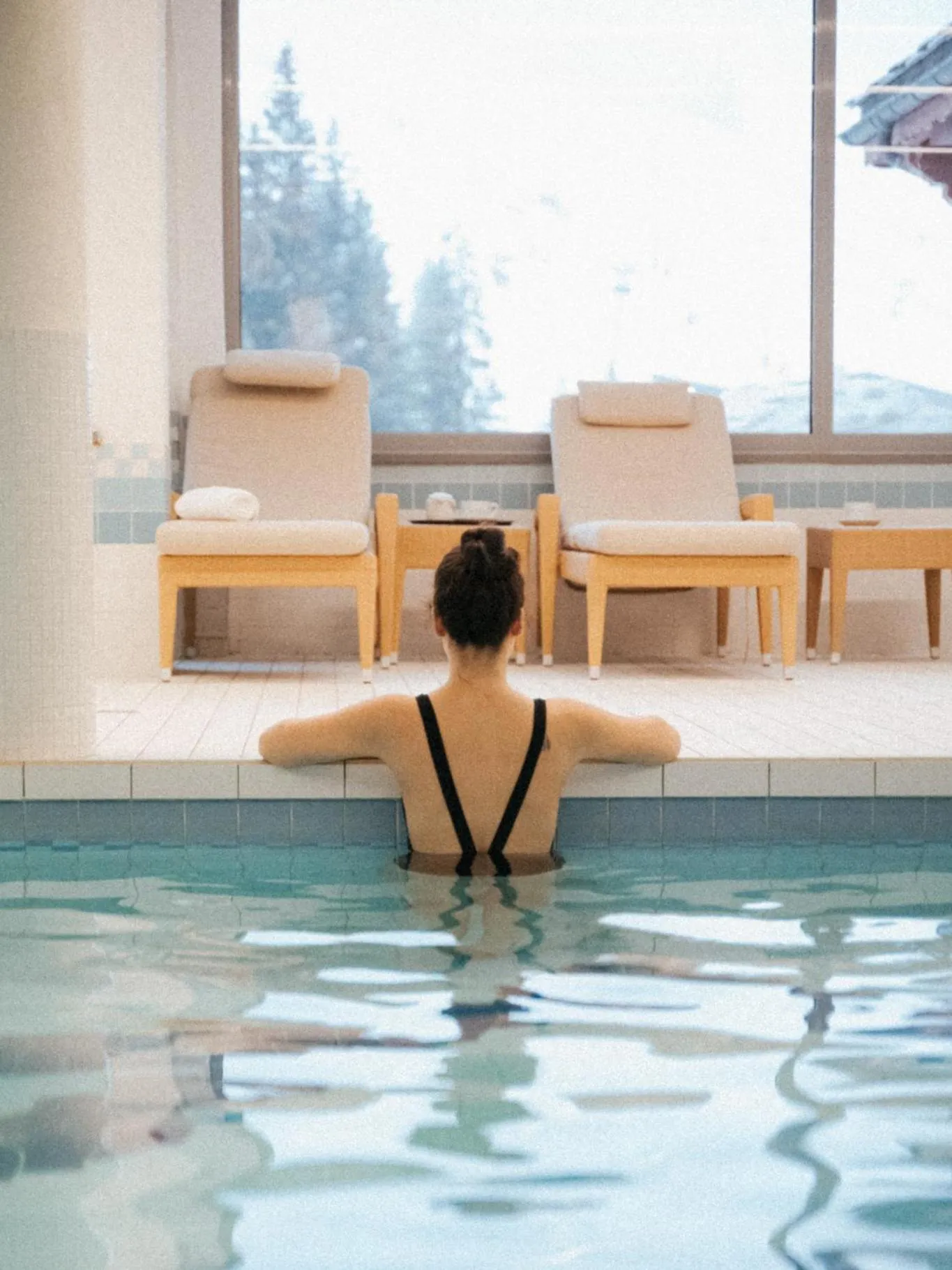 Swimming pool in Hotel Carlina