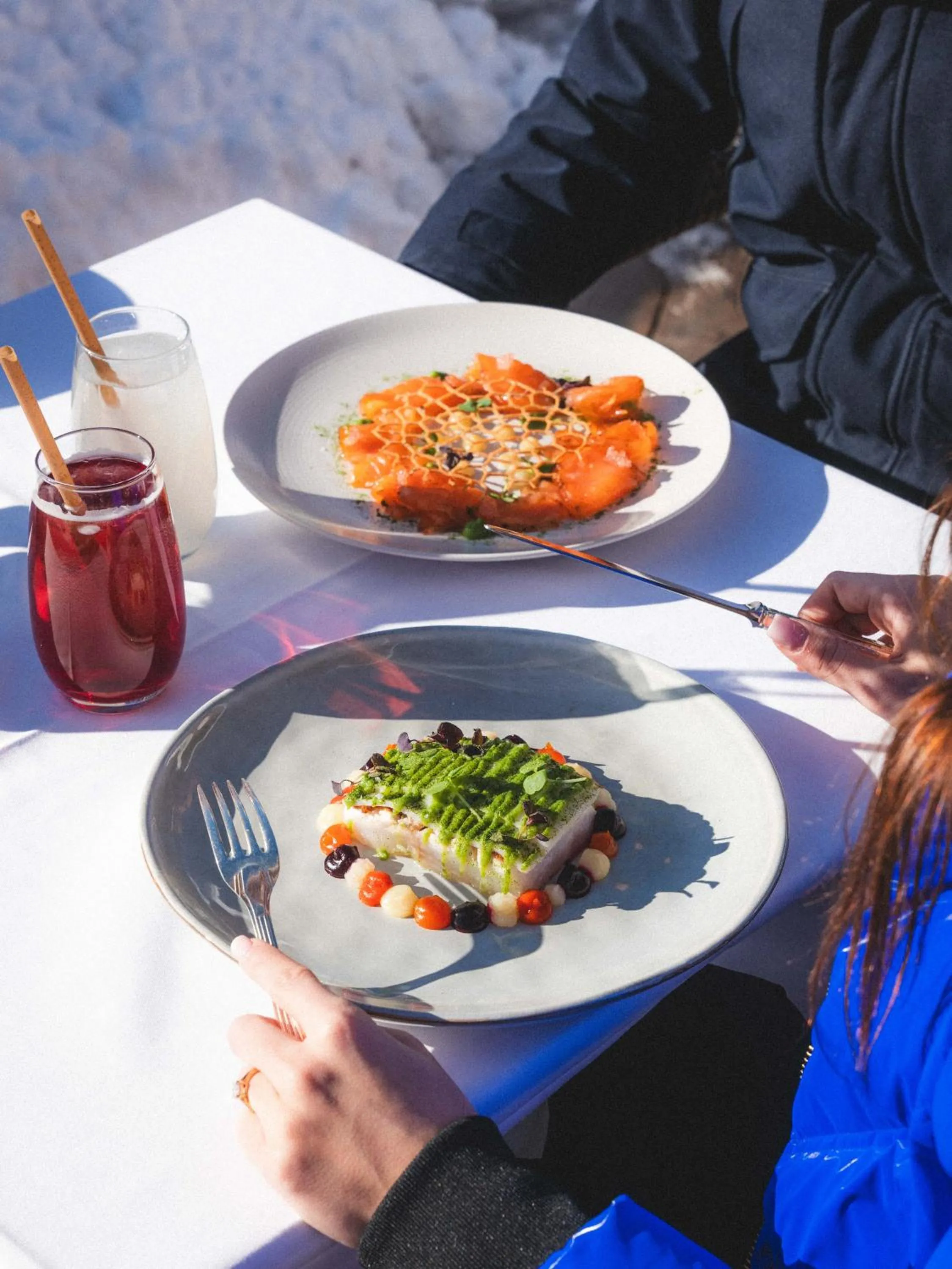 Patio in Hotel Carlina