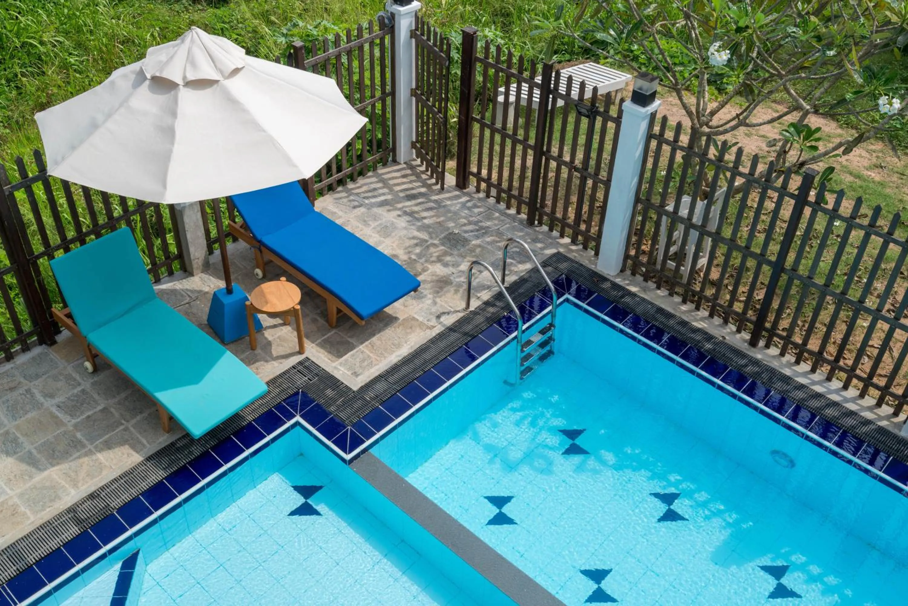 Pool view in Outpost Weligama Beachfront