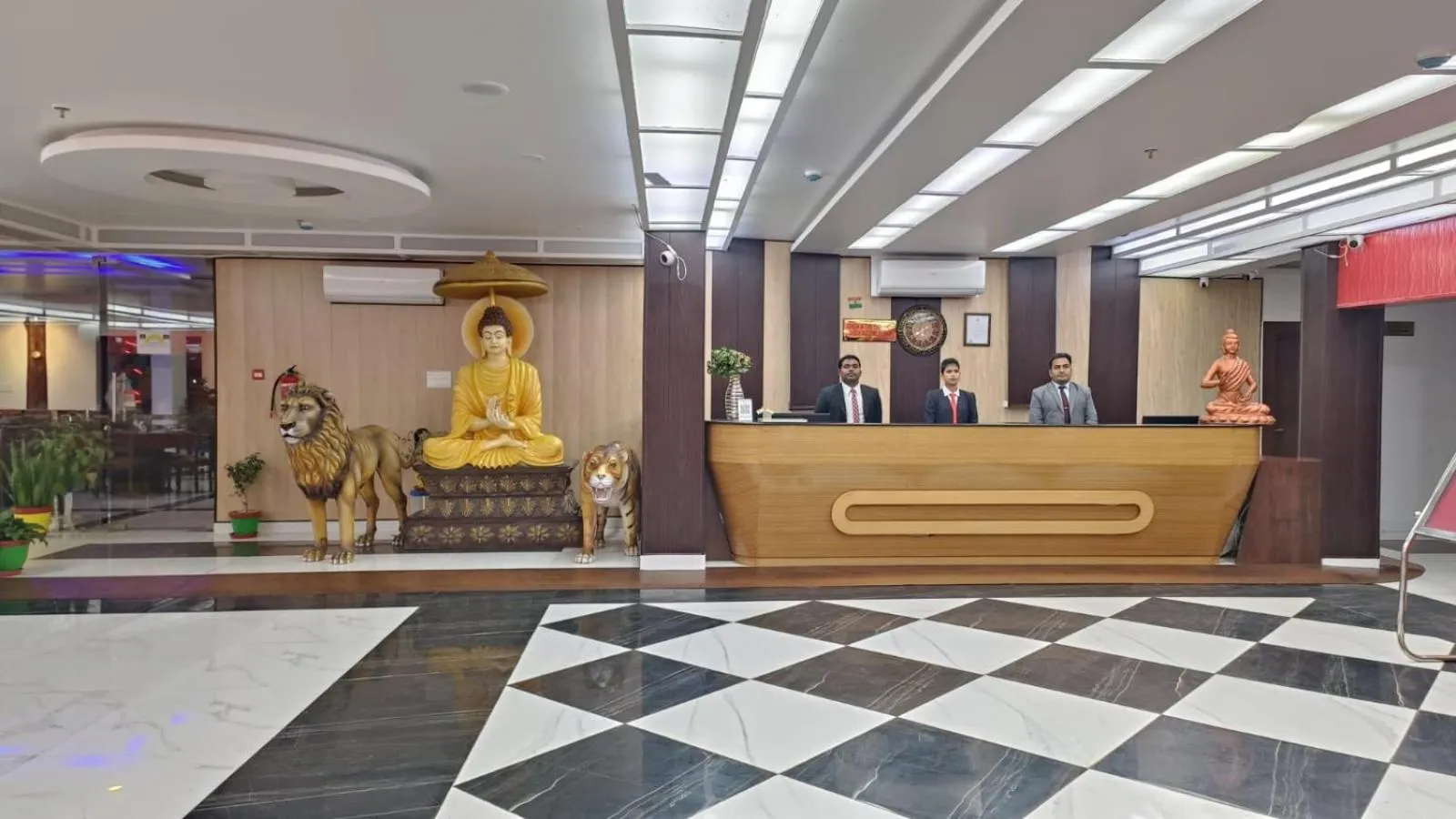 Lobby or reception in The Buddha Resort
