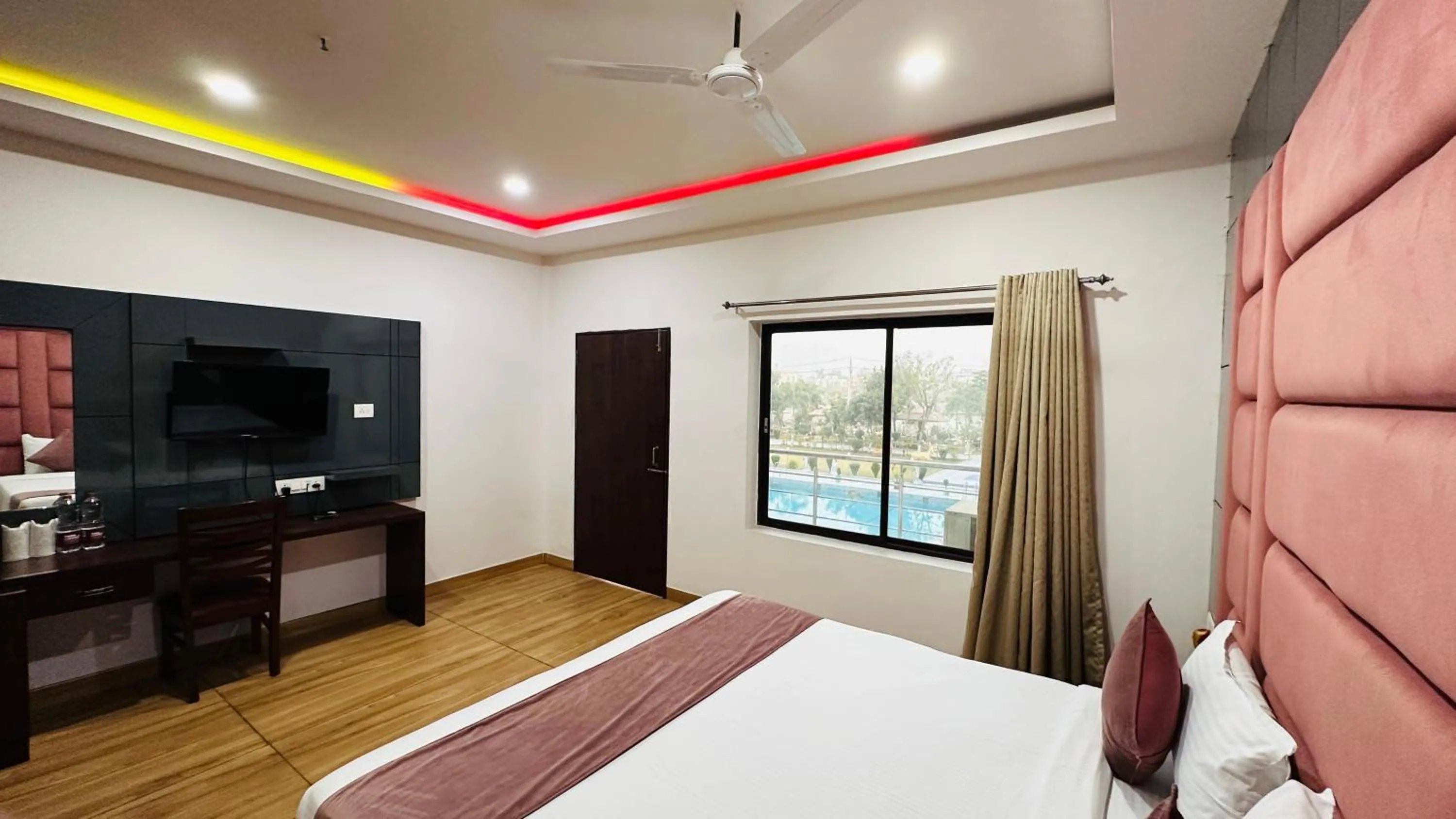 View (from property/room), Bed in The Buddha Resort