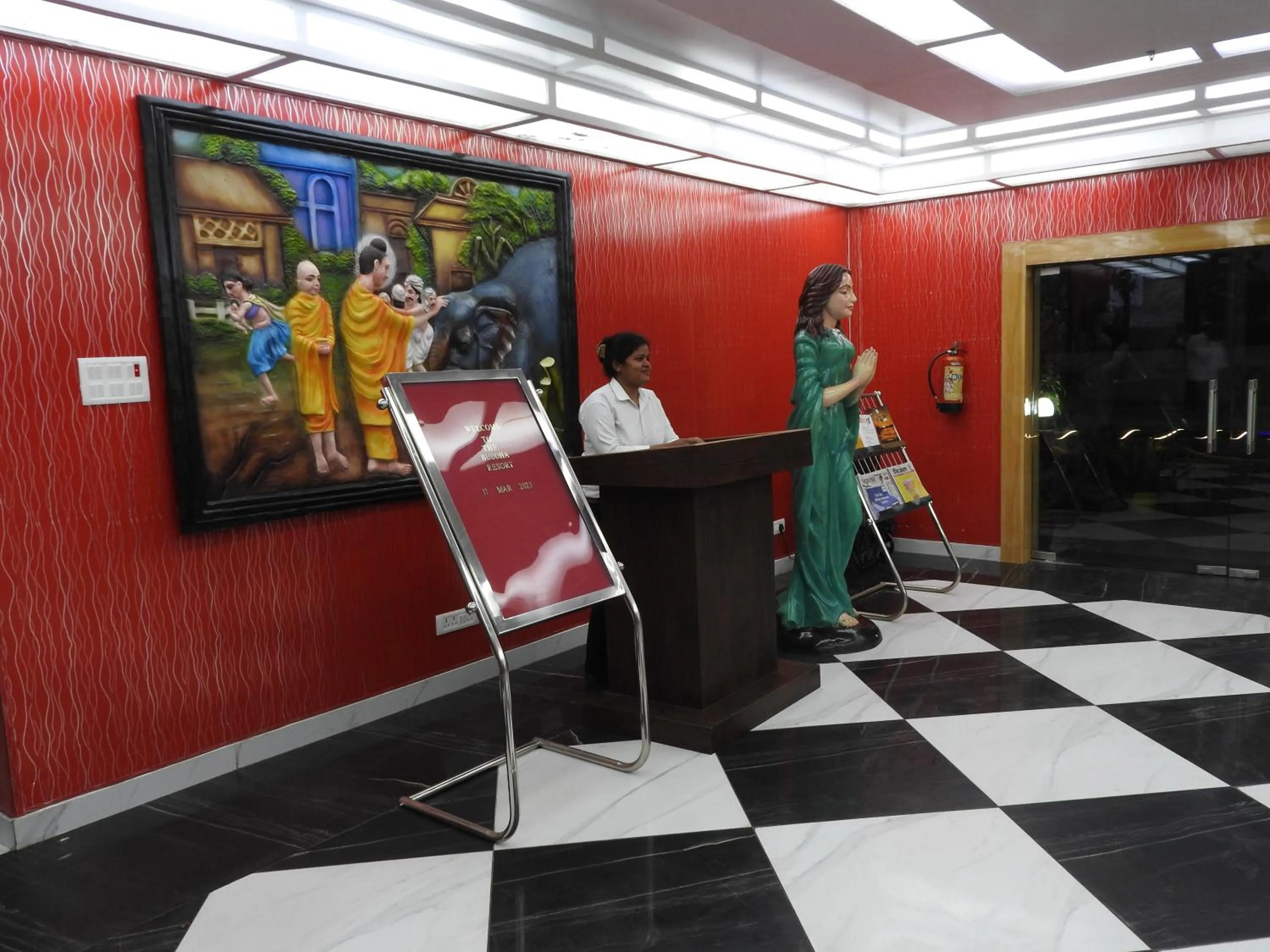 Lobby or reception in The Buddha Resort