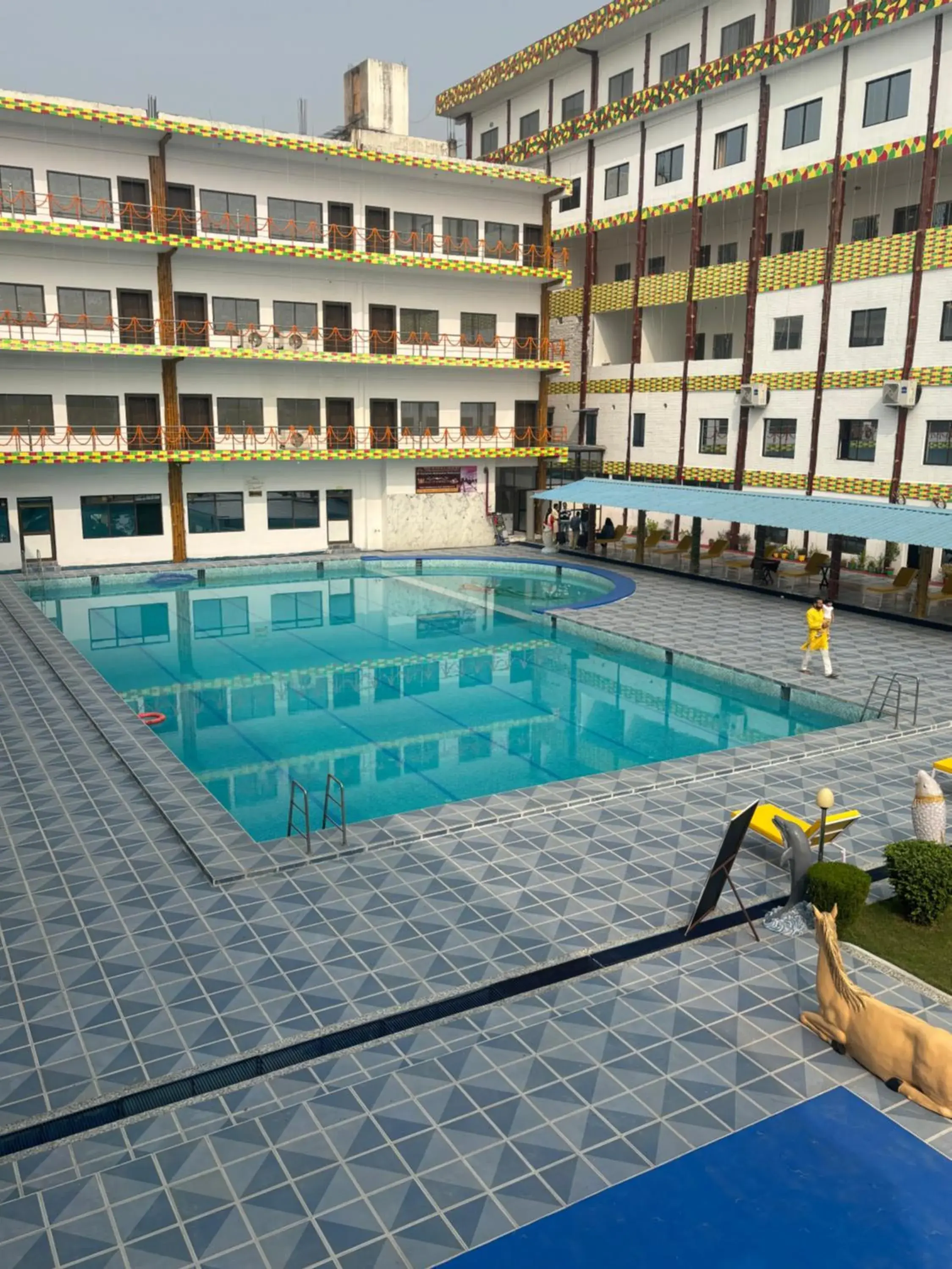 Pool view in The Buddha Resort Pool view in The Buddha Resort