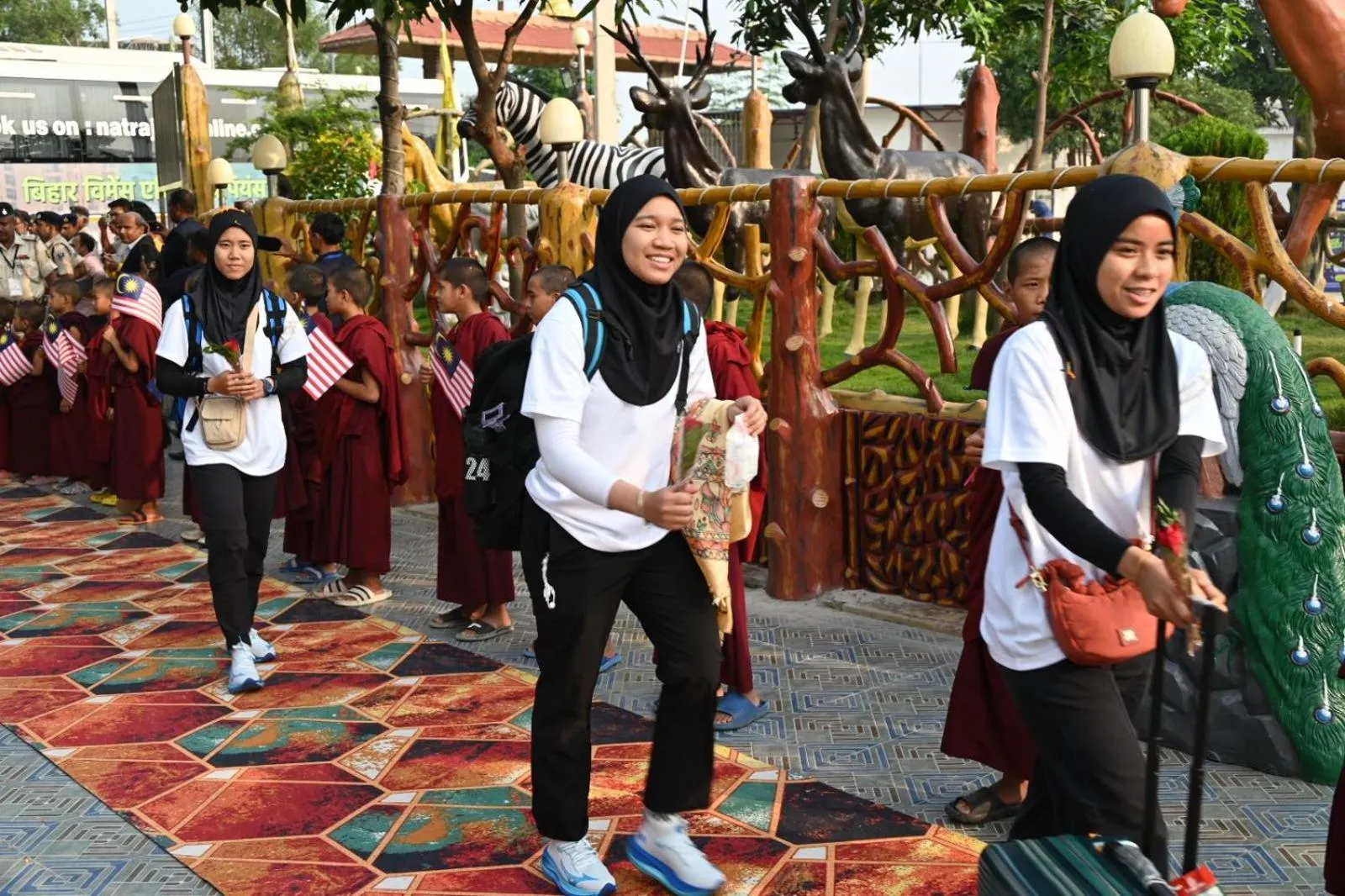 group of guests in The Buddha Resort