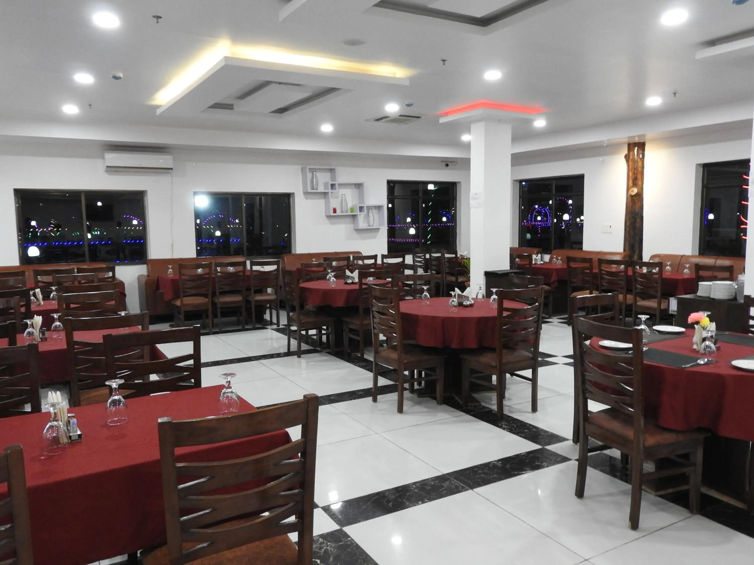 Dining area in The Buddha Resort