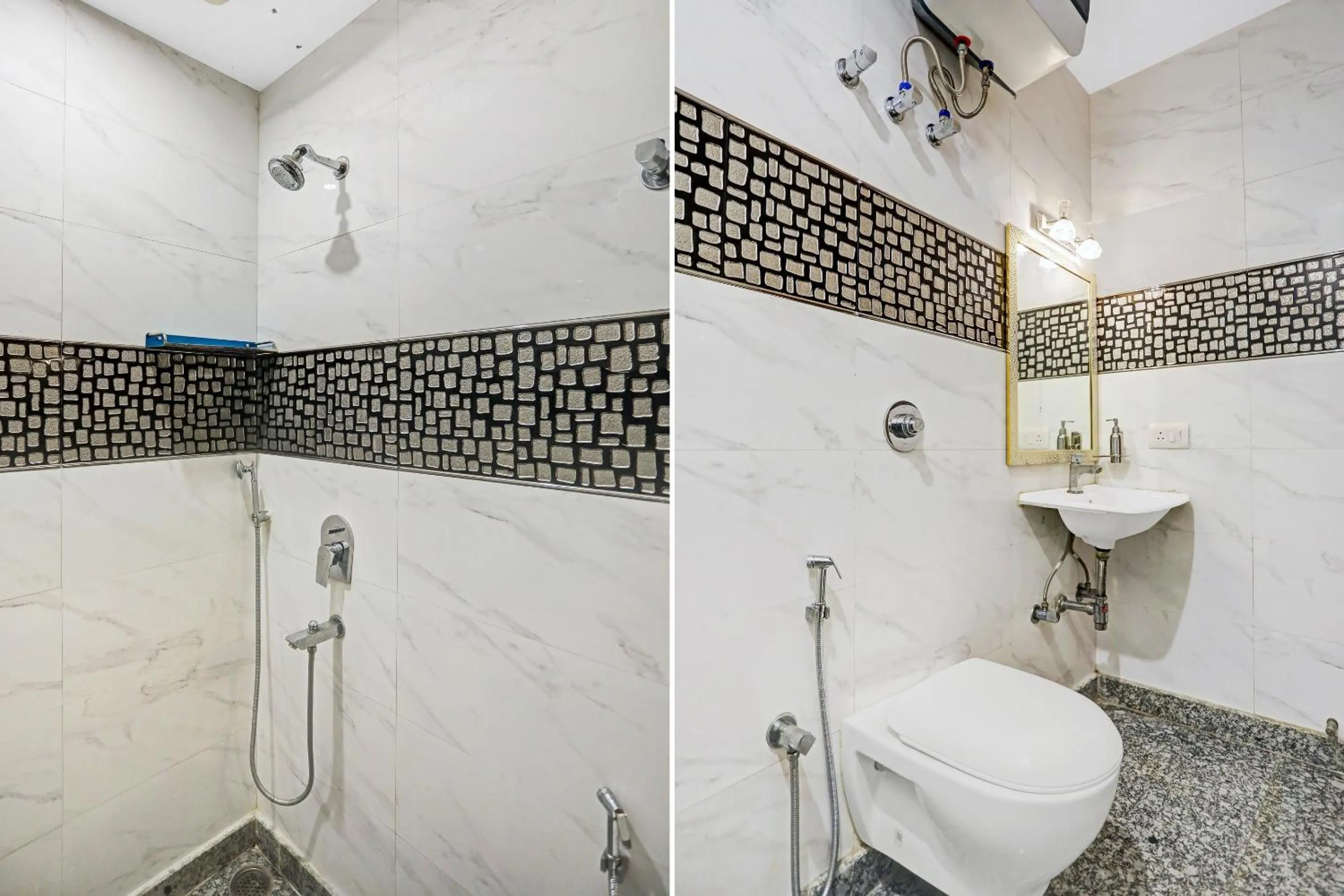Bathroom in Super Townhouse Prakash continental Near Netaji Subhash Place Metro Station