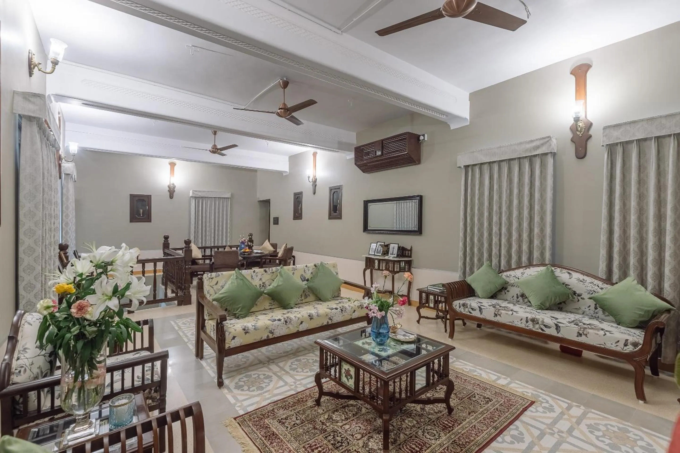 Living room in Tree of Life Darbargadh Dared