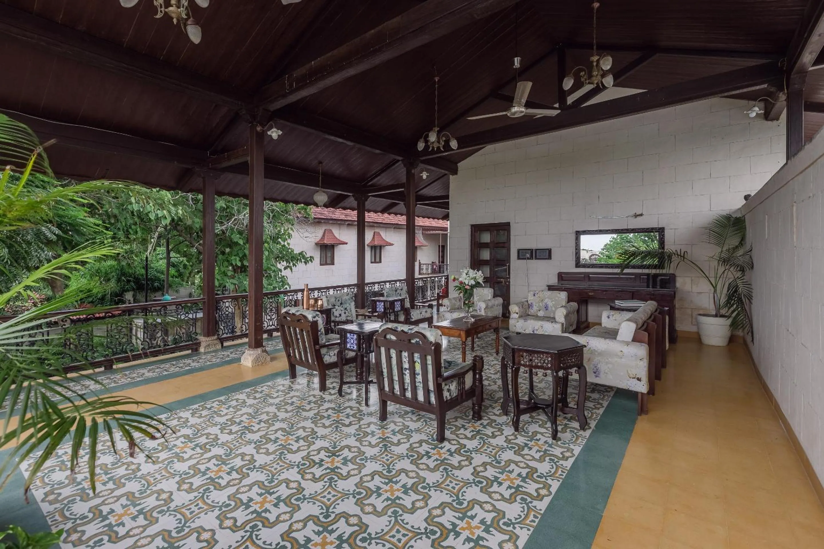 Patio in Tree of Life Darbargadh Dared