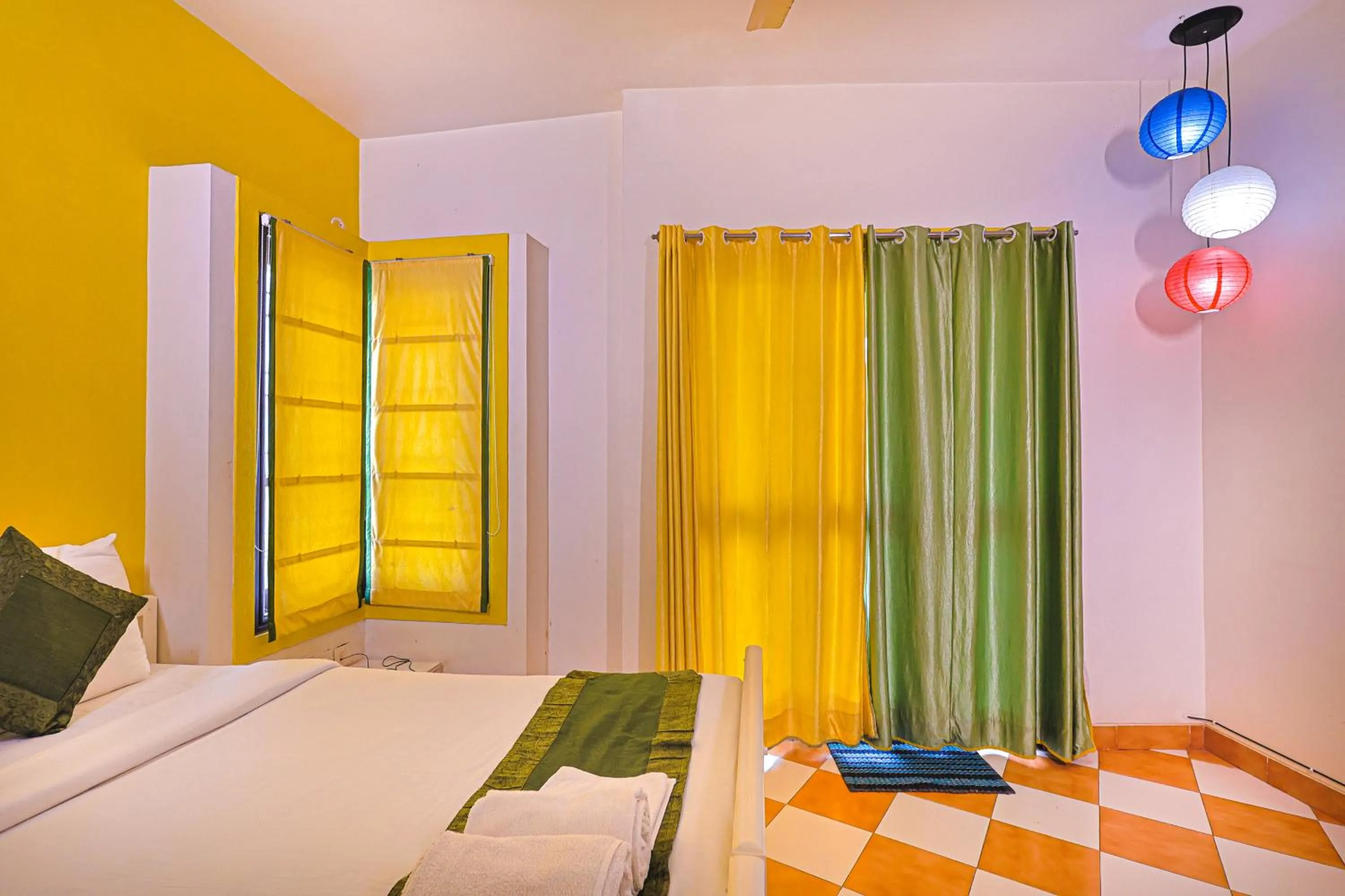 Bed in Kokanwadi Resort