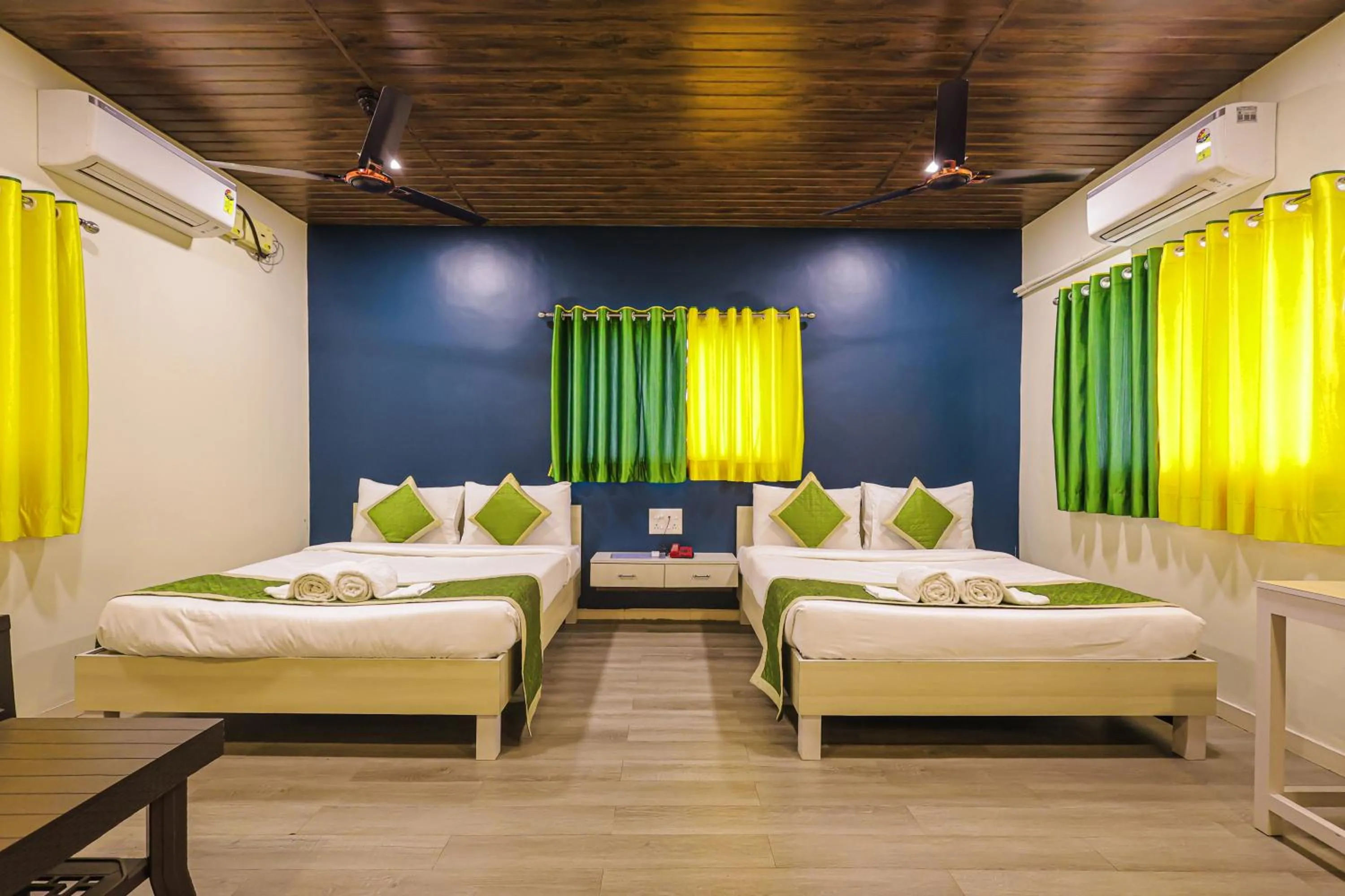 Bed in Kokanwadi Resort