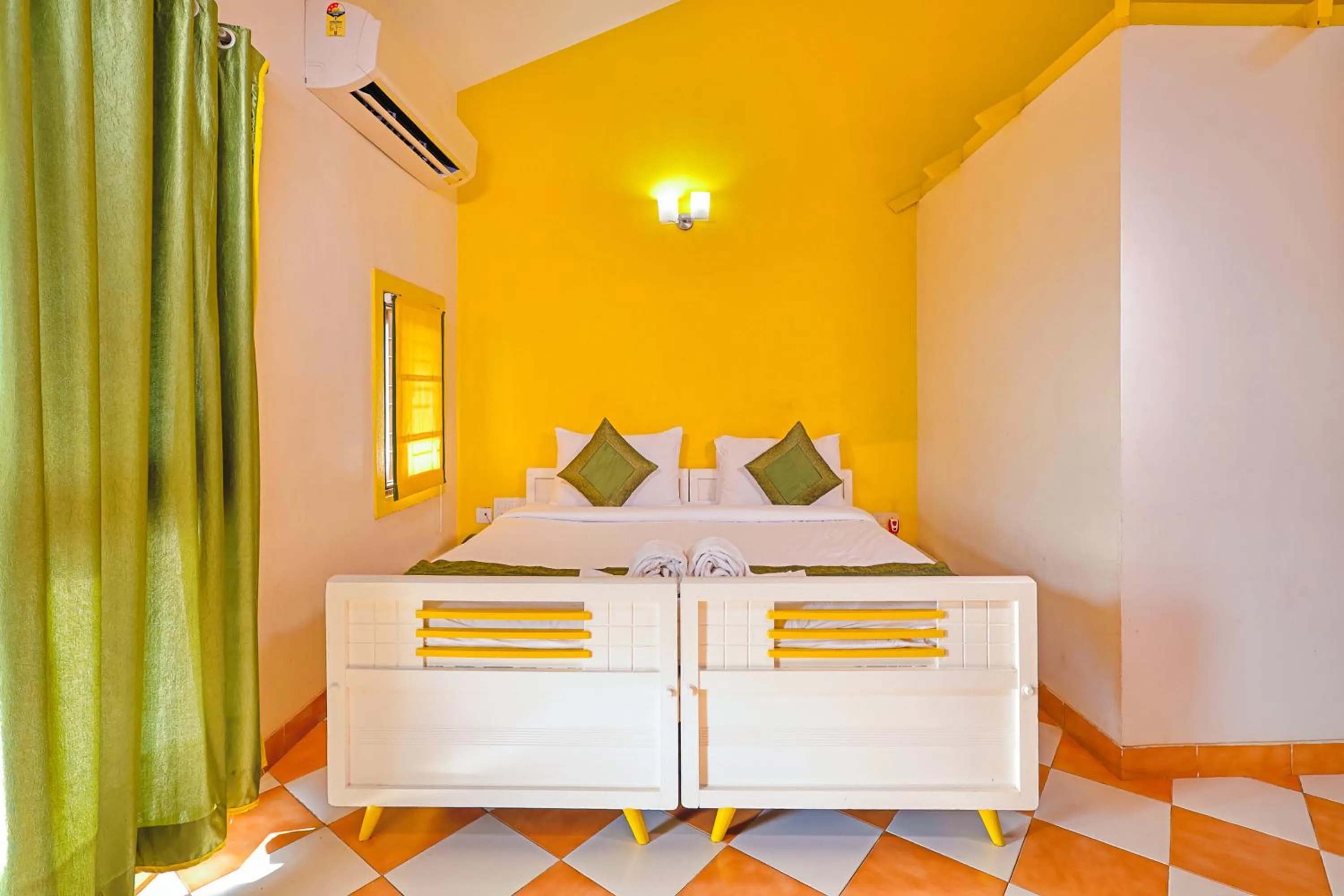 Bed in Kokanwadi Resort