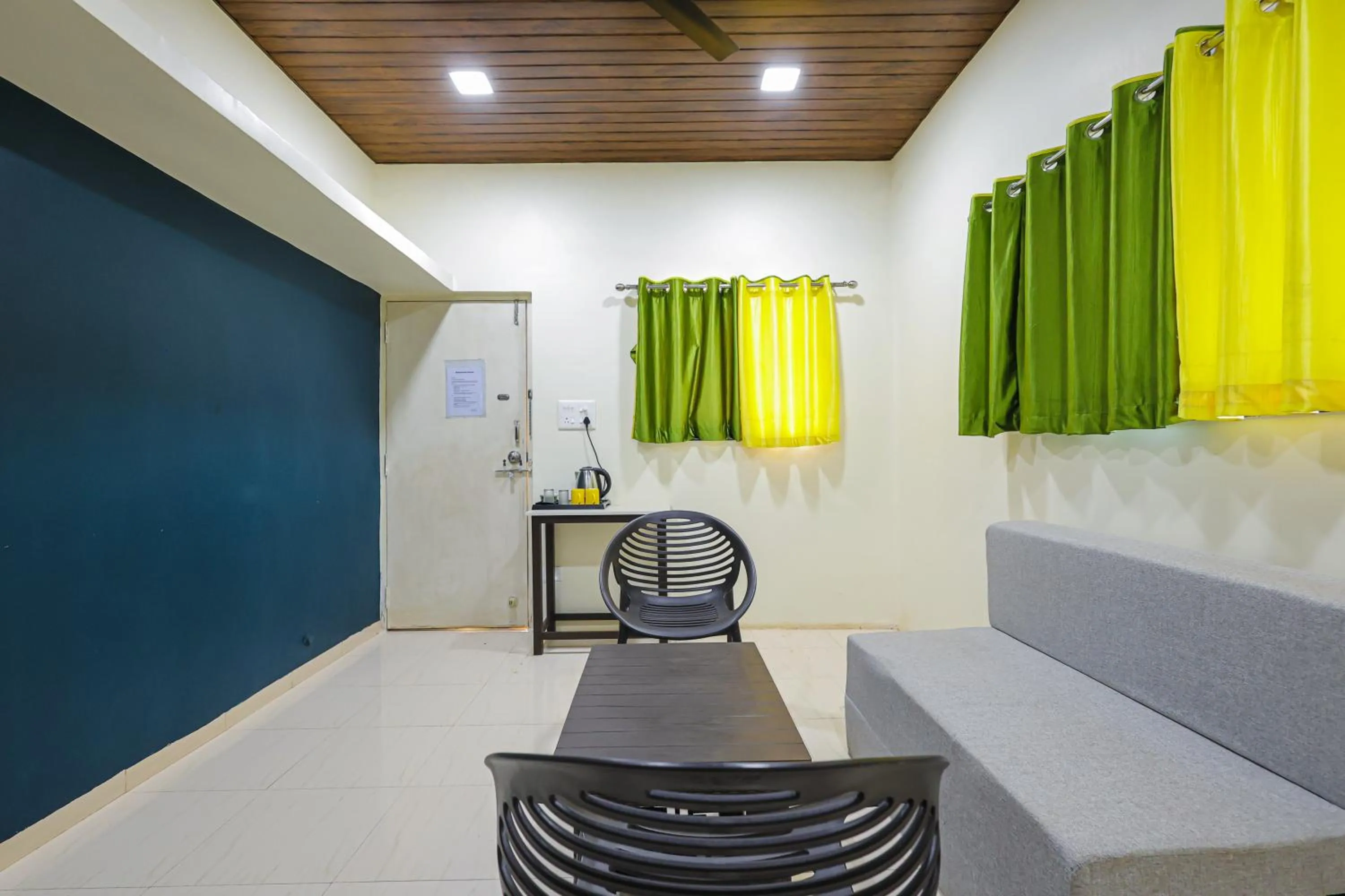 Seating area in Kokanwadi Resort