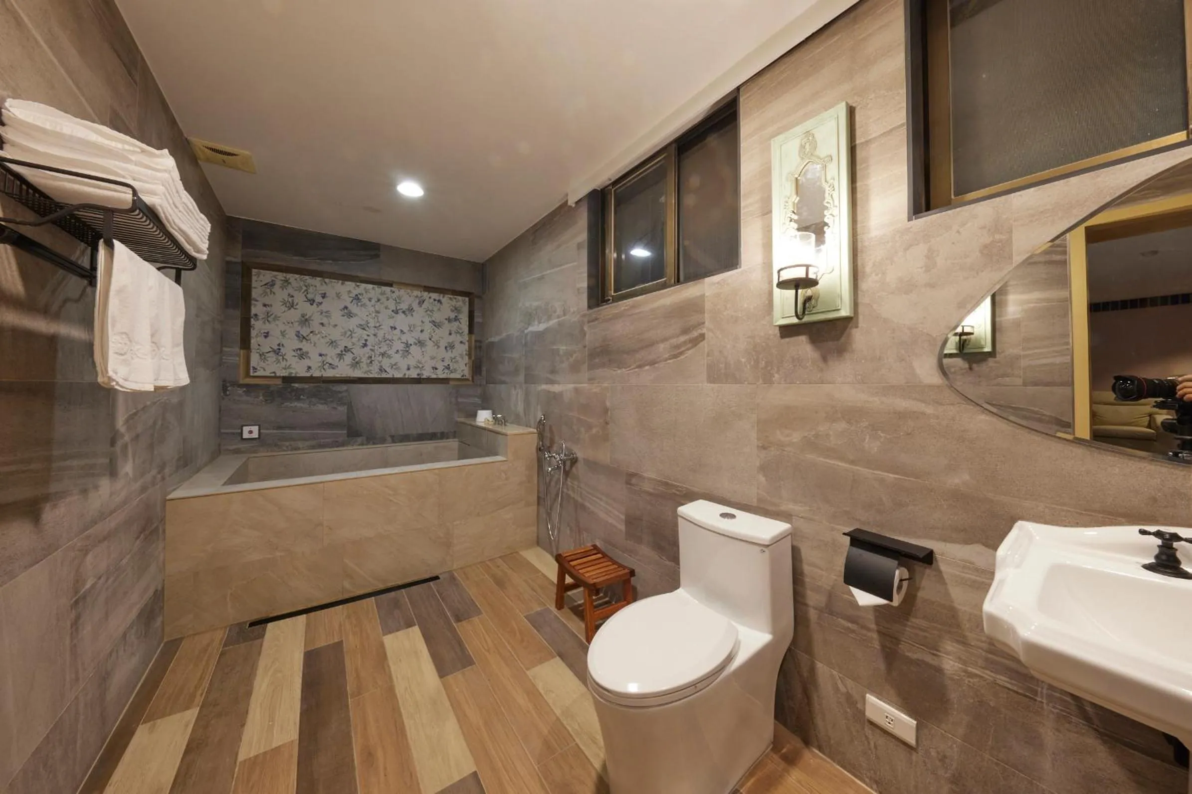 Bathroom in Kyokusui Hotspring Hotel