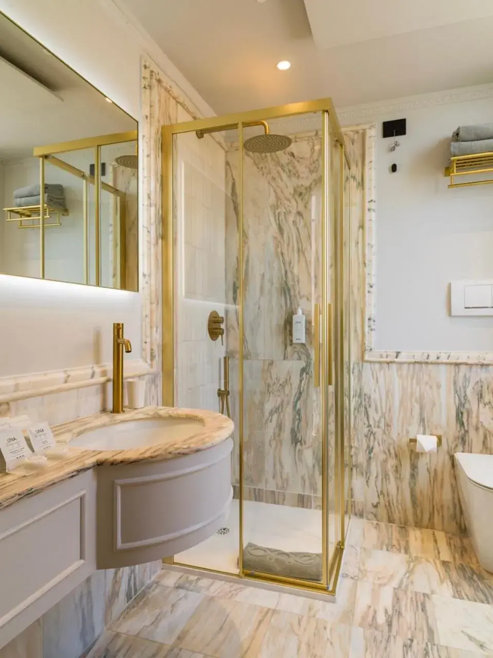 Bathroom in UNA Hotels One Catania Bathroom in UNA Hotels One Catania