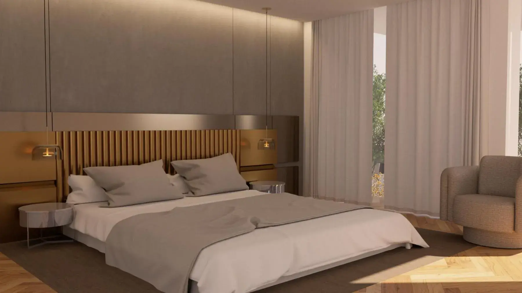 Bed in UNAHOTELS One Catania Bed in UNAHOTELS One Catania